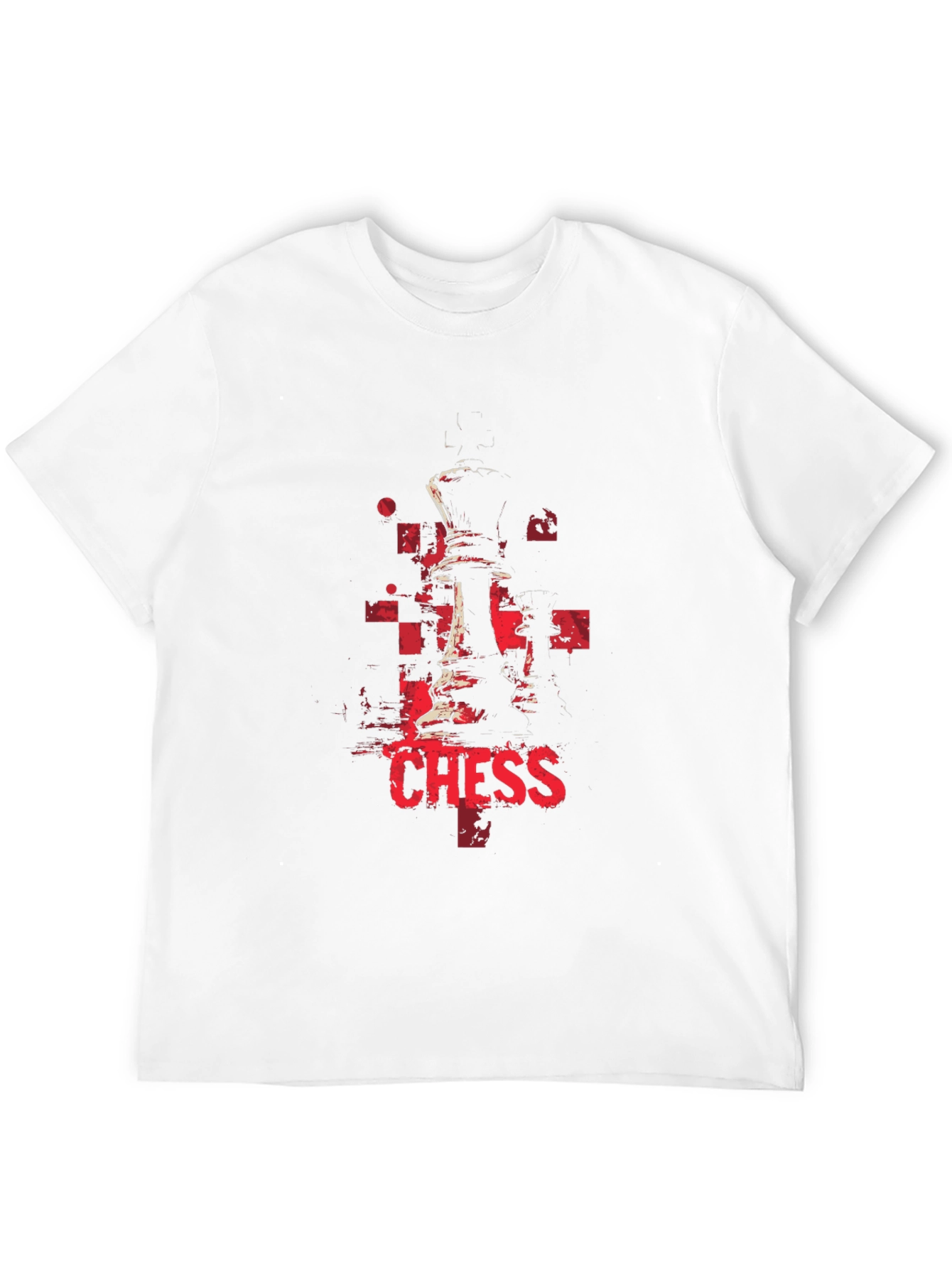 Chess Piece Graphic Black T-Shirt
