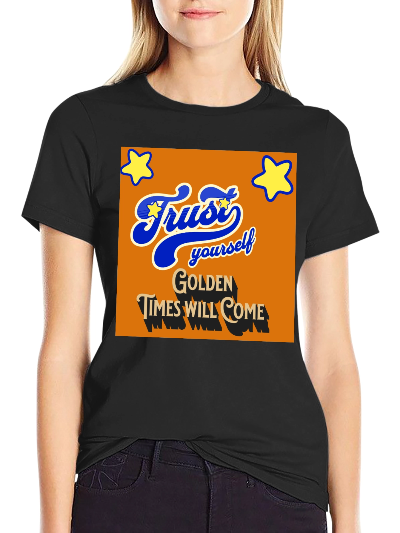 Trust Yourself T-Shirt - Golden Times Graphic Tee