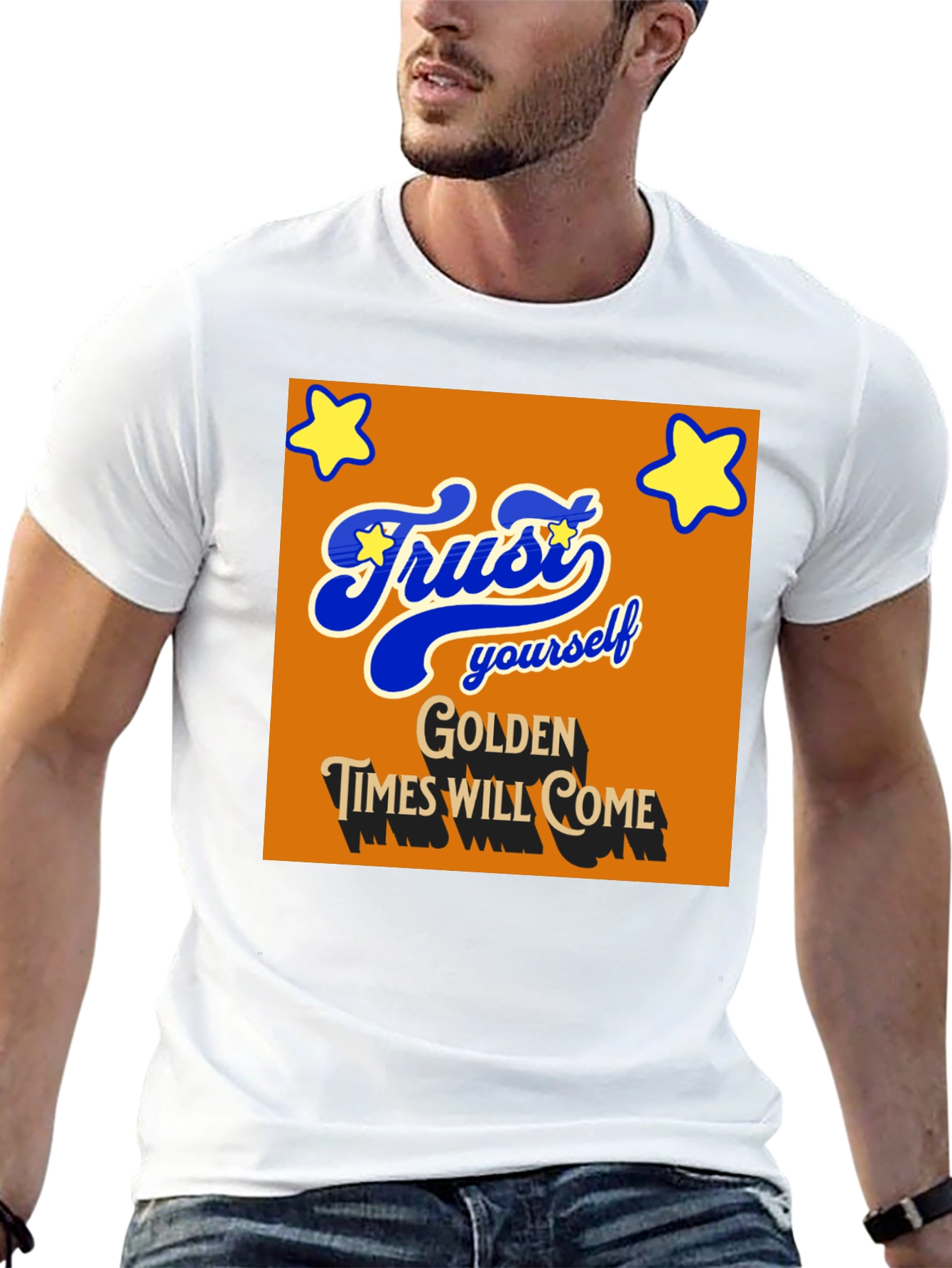 Trust Yourself T-Shirt - Golden Times Graphic Tee