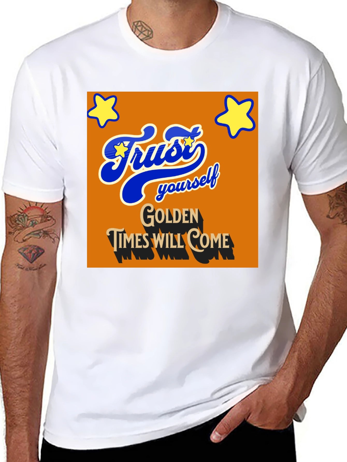 Trust Yourself T-Shirt - Golden Times Graphic Tee