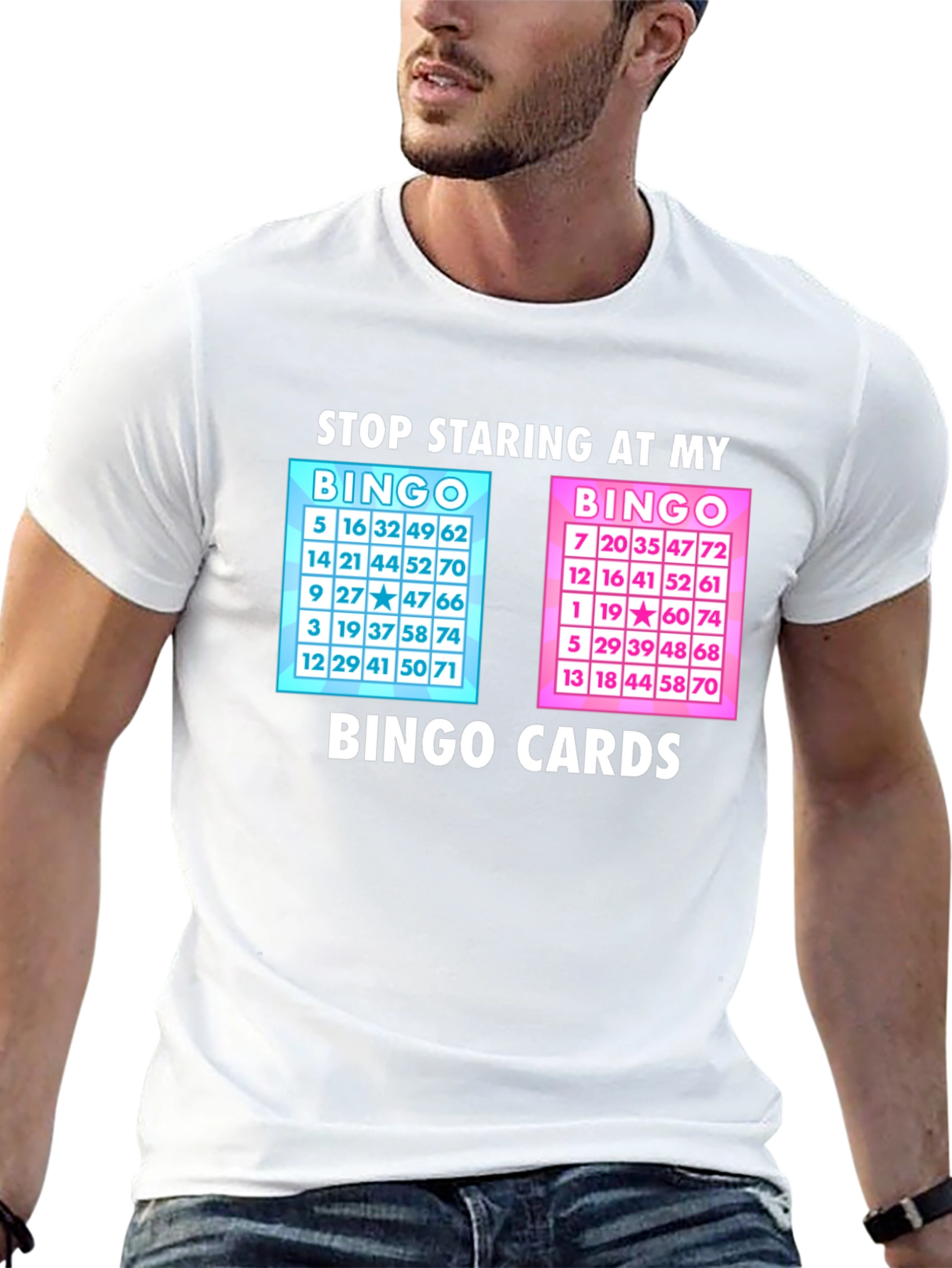 Stop Staring at My Bingo Cards T-Shirt