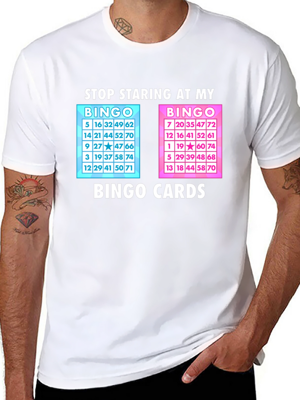 Stop Staring at My Bingo Cards T-Shirt