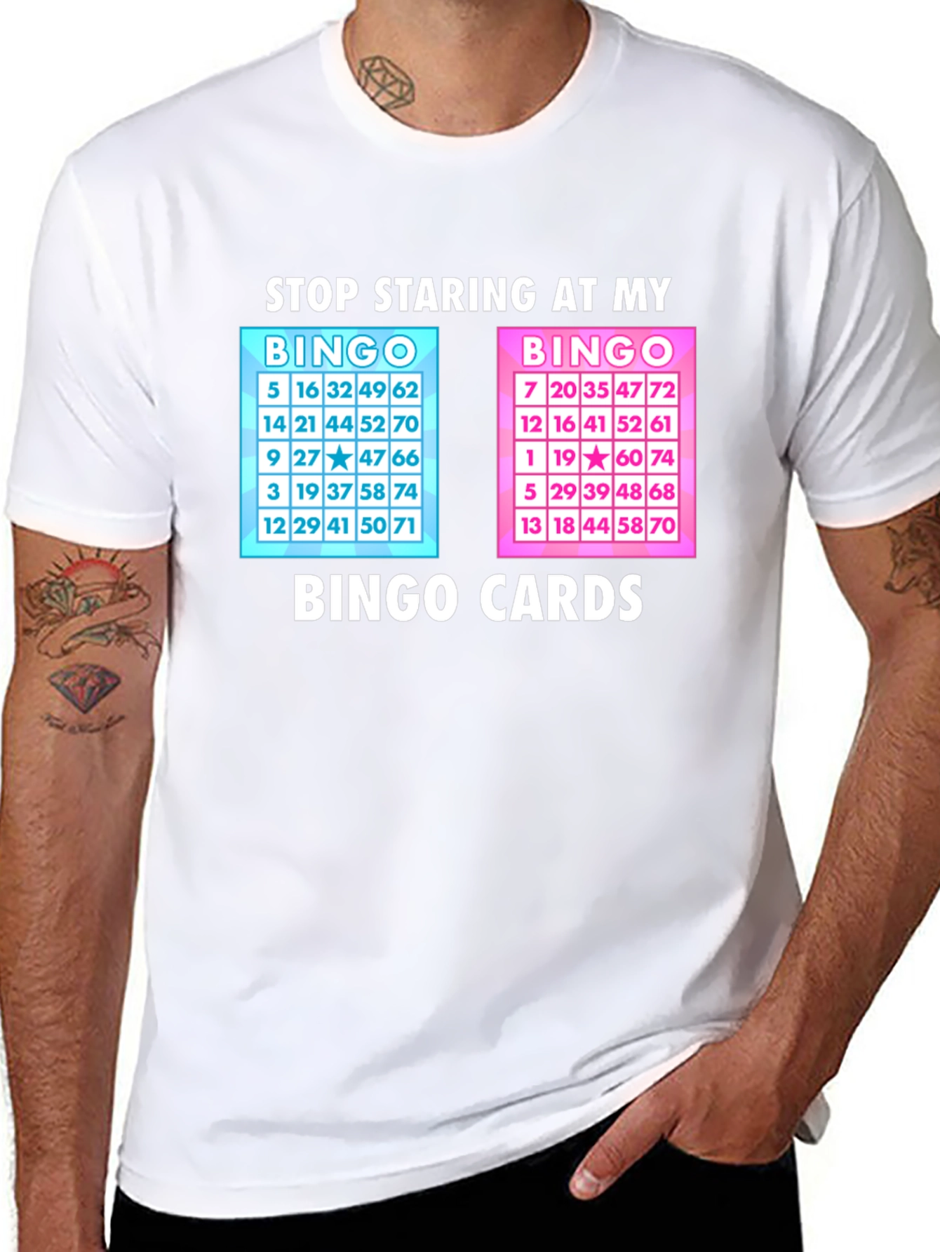 Stop Staring at My Bingo Cards T-Shirt