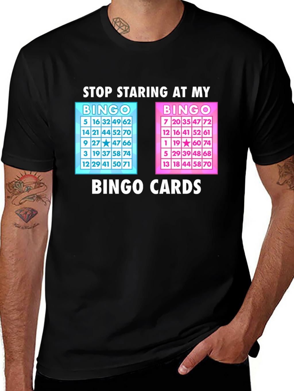 Stop Staring at My Bingo Cards T-Shirt