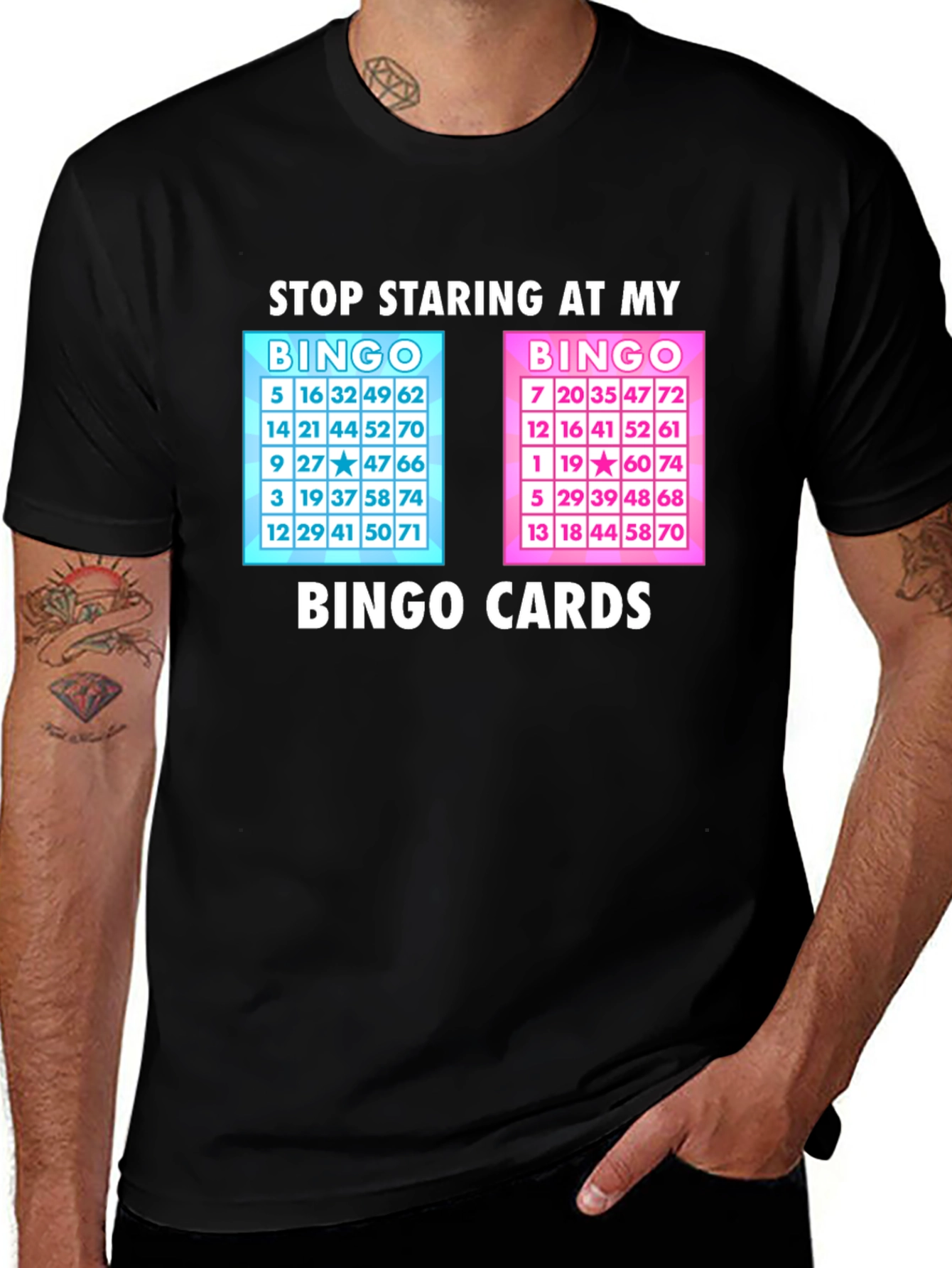 Stop Staring at My Bingo Cards T-Shirt