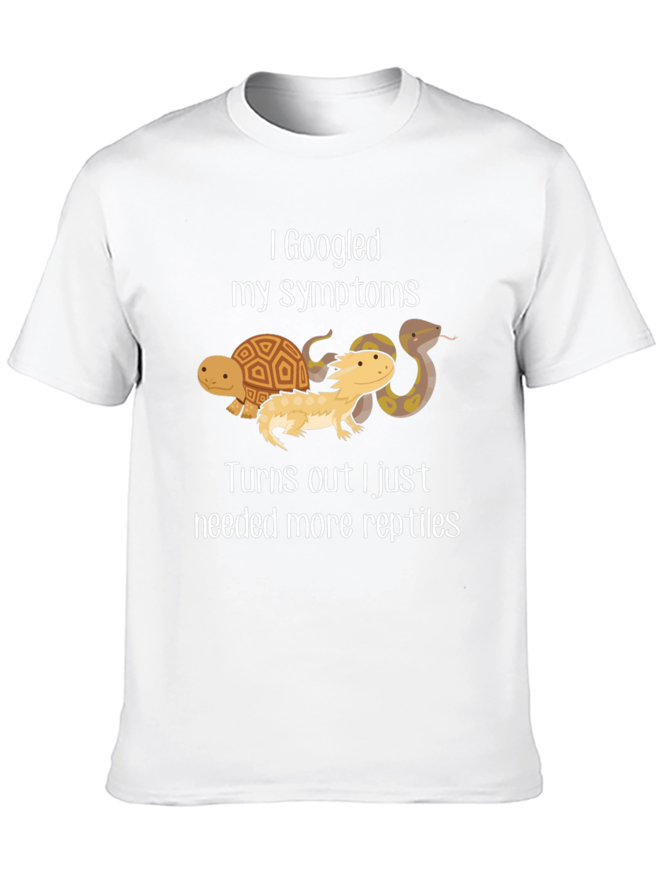 I Googled My Symptoms Reptile T-Shirt