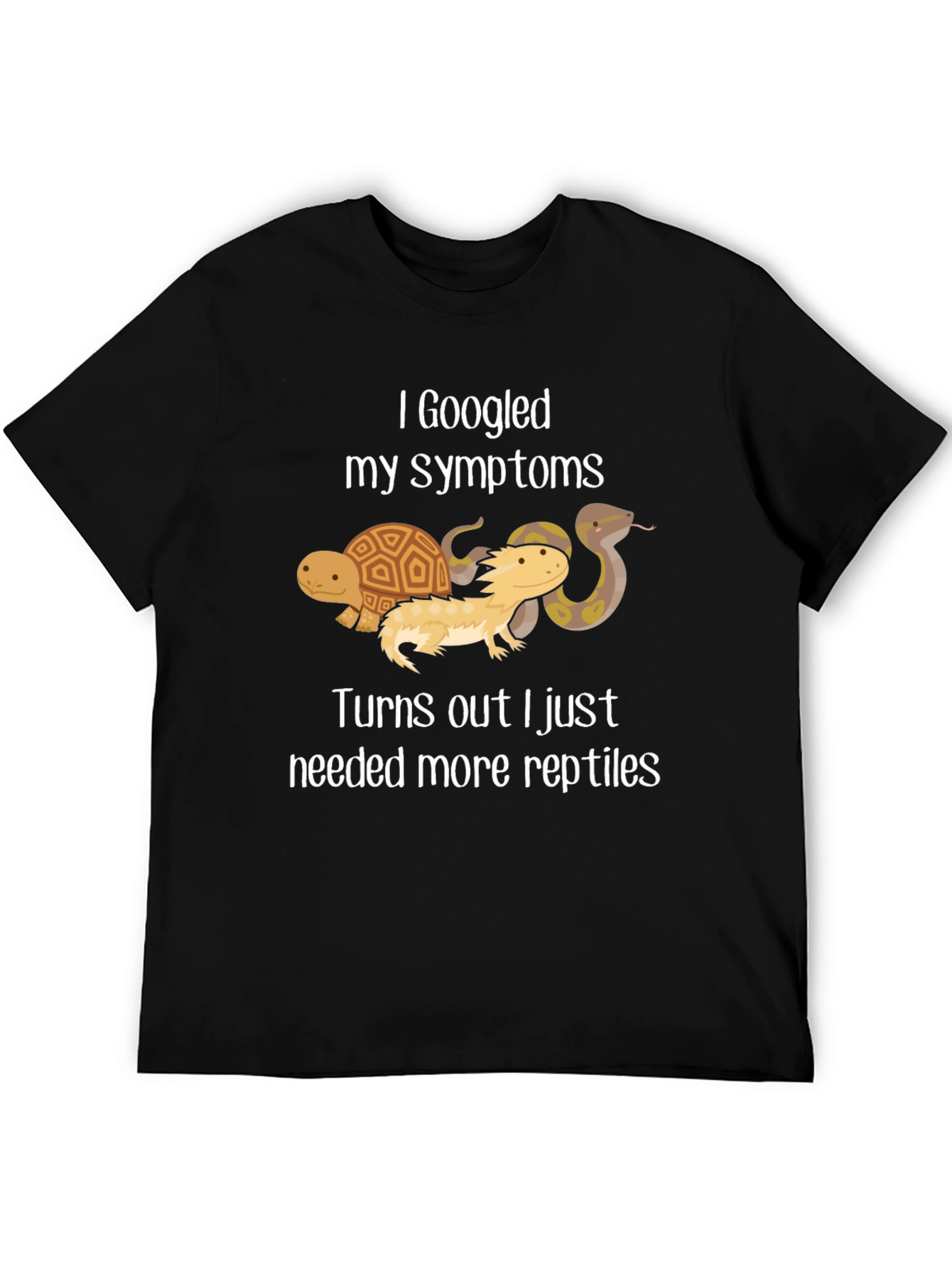I Googled My Symptoms Reptile T-Shirt