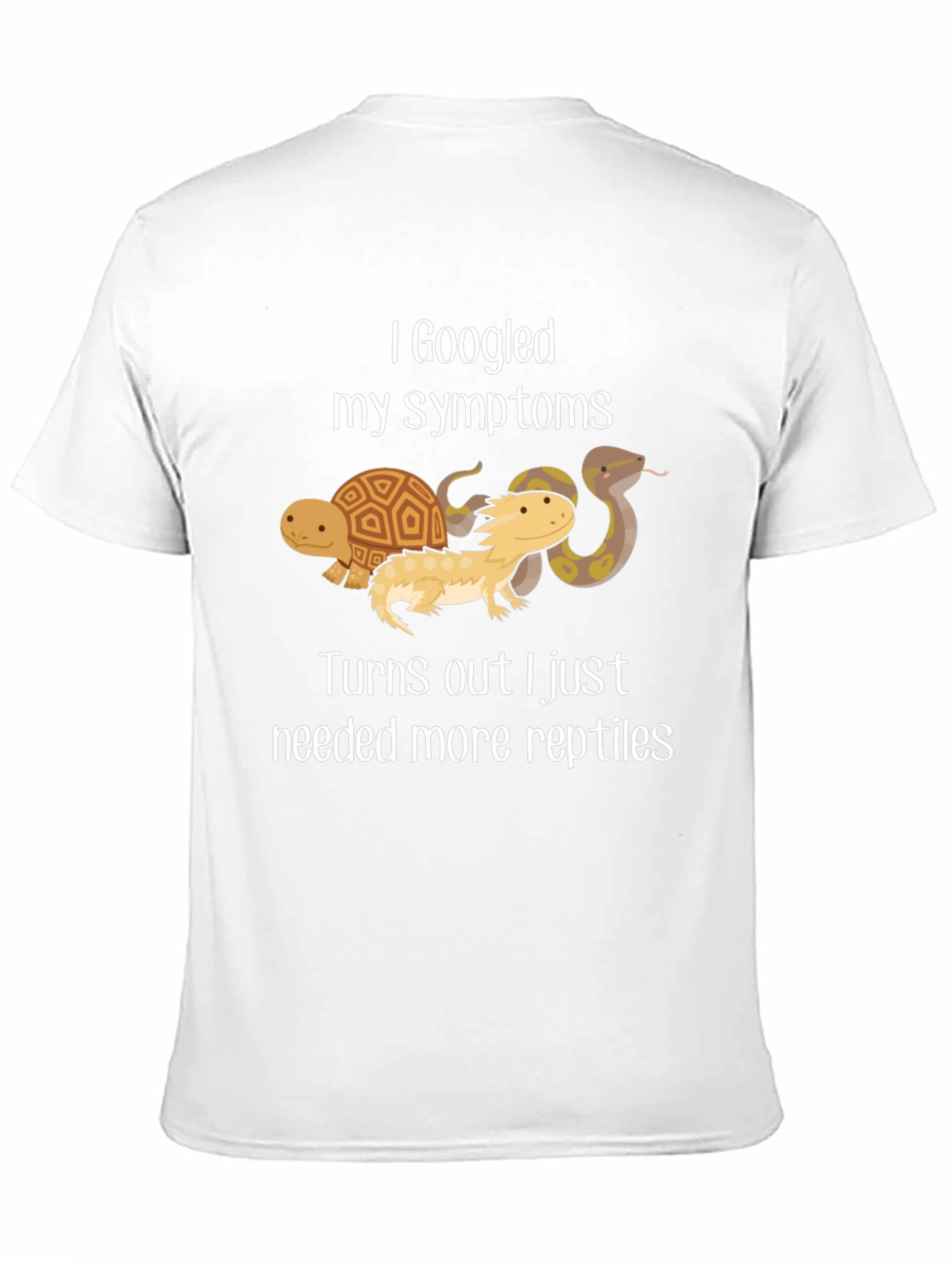 I Googled My Symptoms Reptile T-Shirt