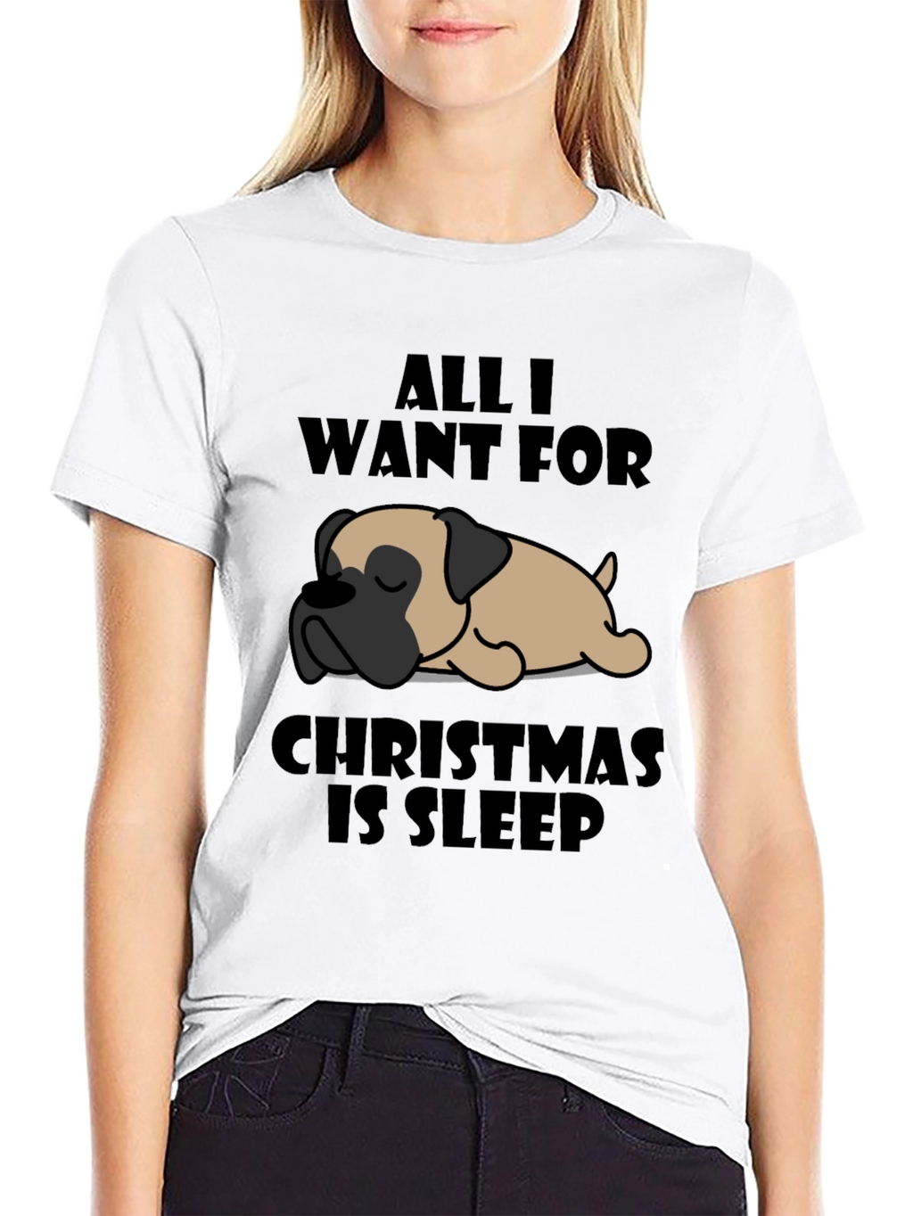 All I Want For Christmas Is Sleep T-Shirt