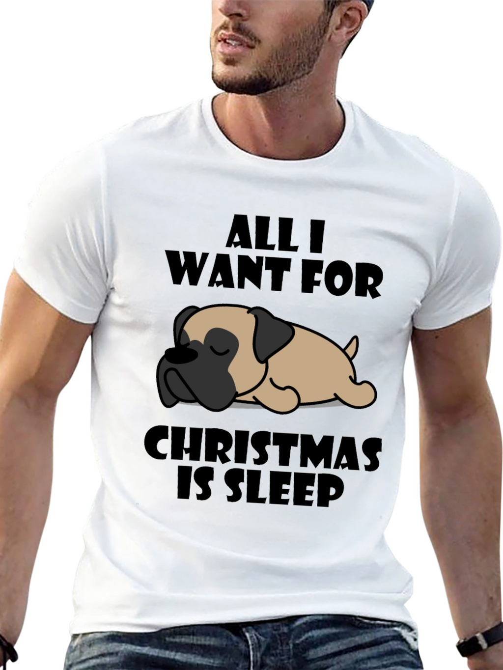 All I Want For Christmas Is Sleep T-Shirt