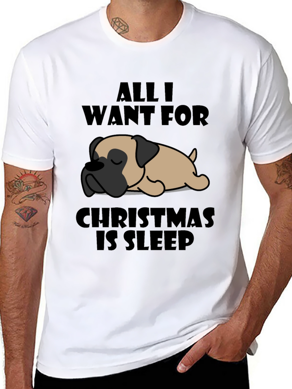 All I Want For Christmas Is Sleep T-Shirt
