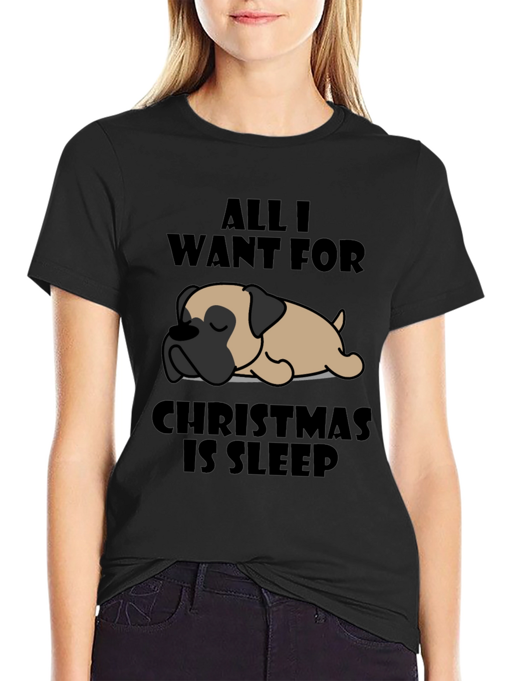 All I Want For Christmas Is Sleep T-Shirt