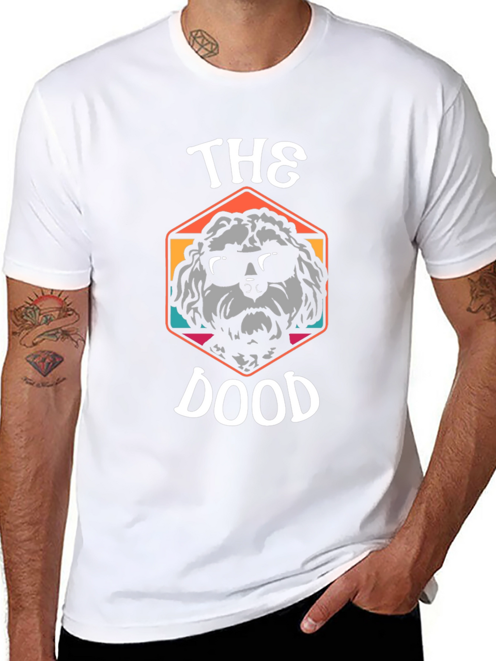 The Dood T-Shirt: Cool Dog Retro Graphic Tee