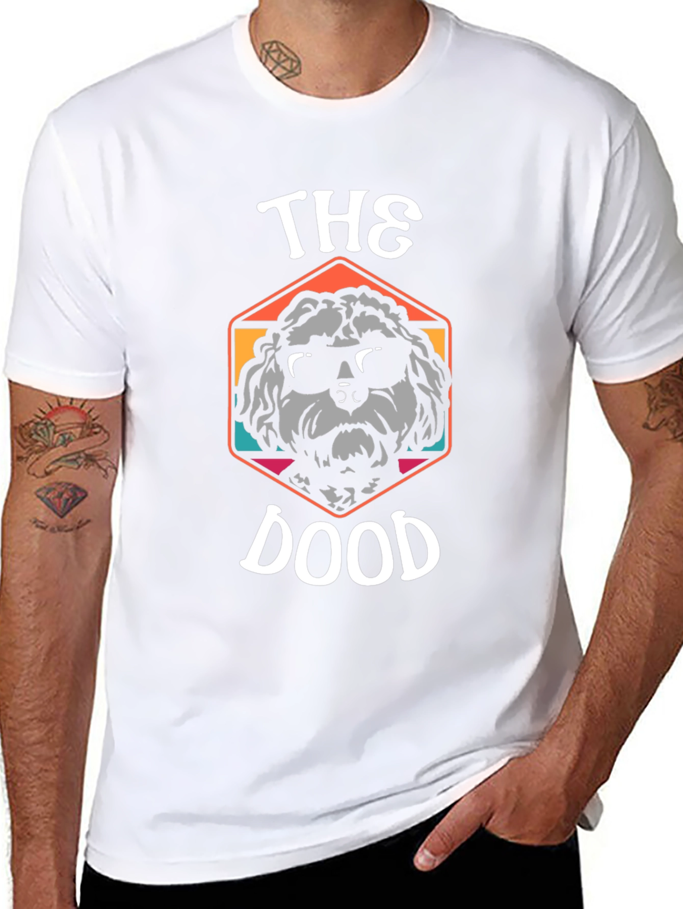 The Dood T-Shirt: Cool Dog Retro Graphic Tee