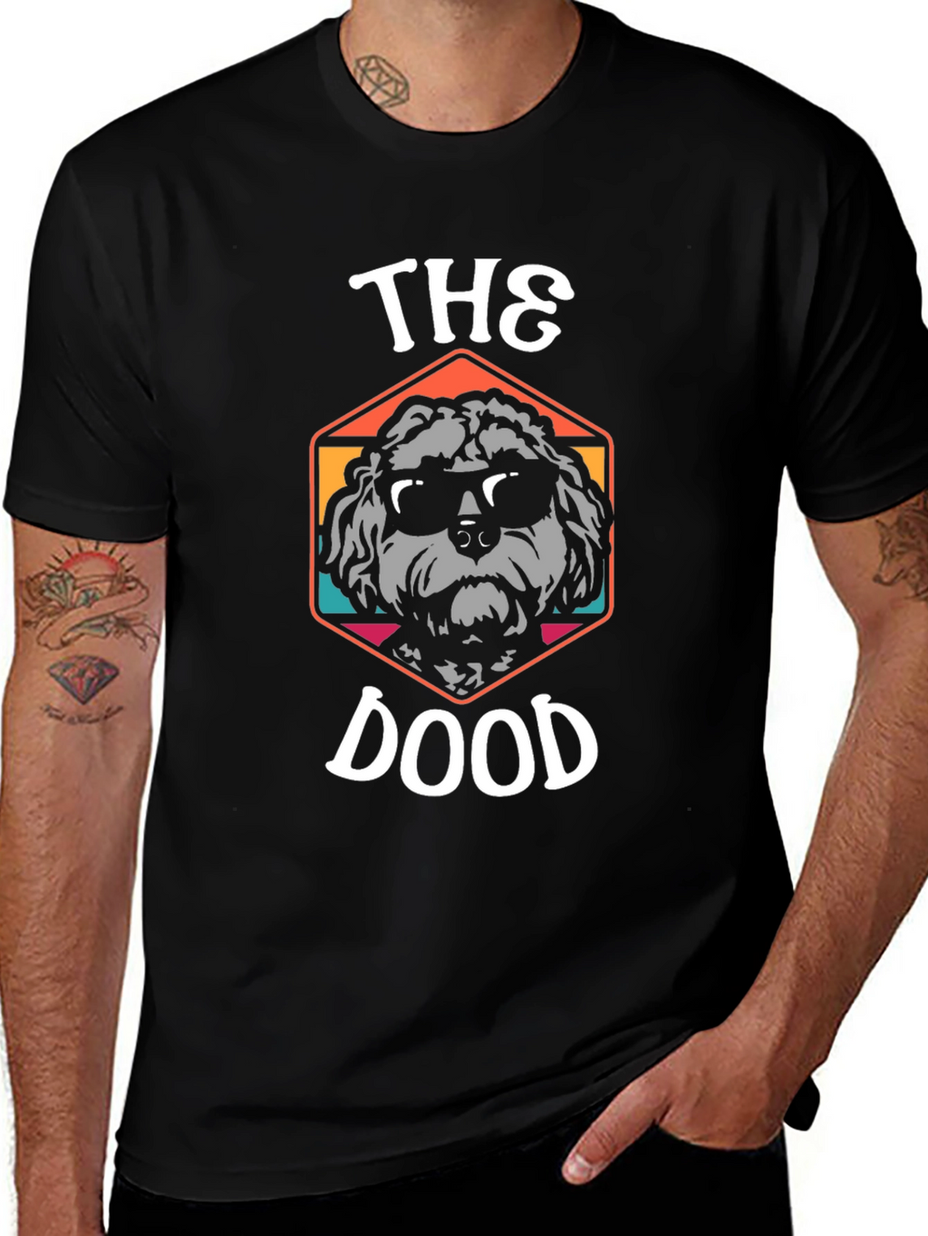 The Dood T-Shirt: Cool Dog Retro Graphic Tee