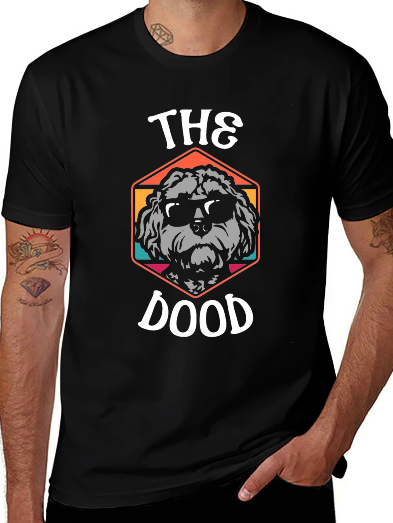 The Dood T-Shirt: Cool Dog Retro Graphic Tee
