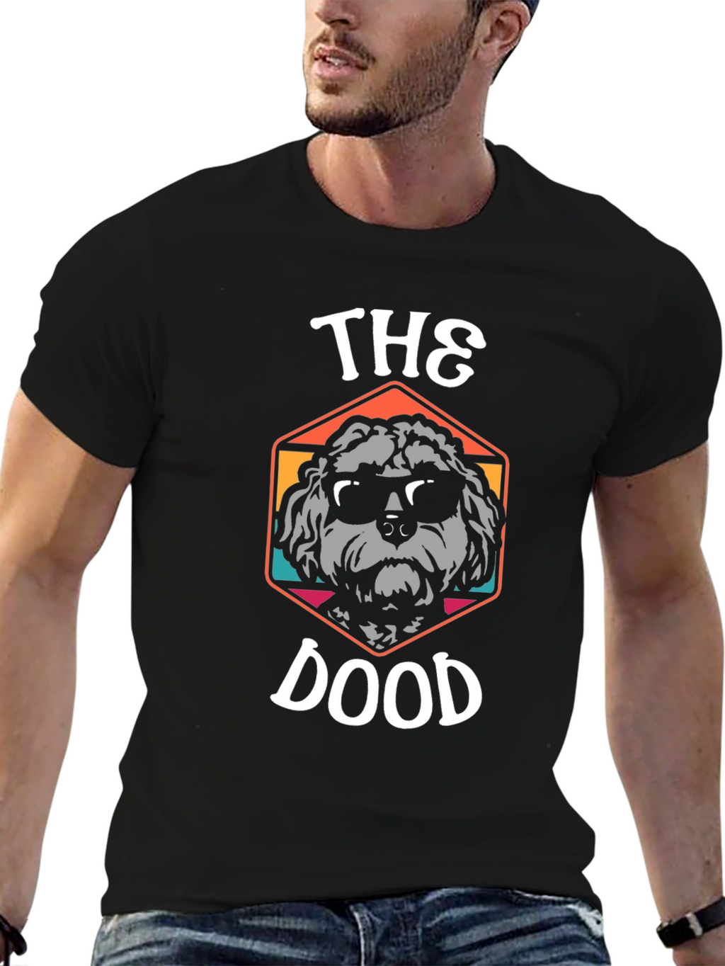 The Dood T-Shirt: Cool Dog Retro Graphic Tee