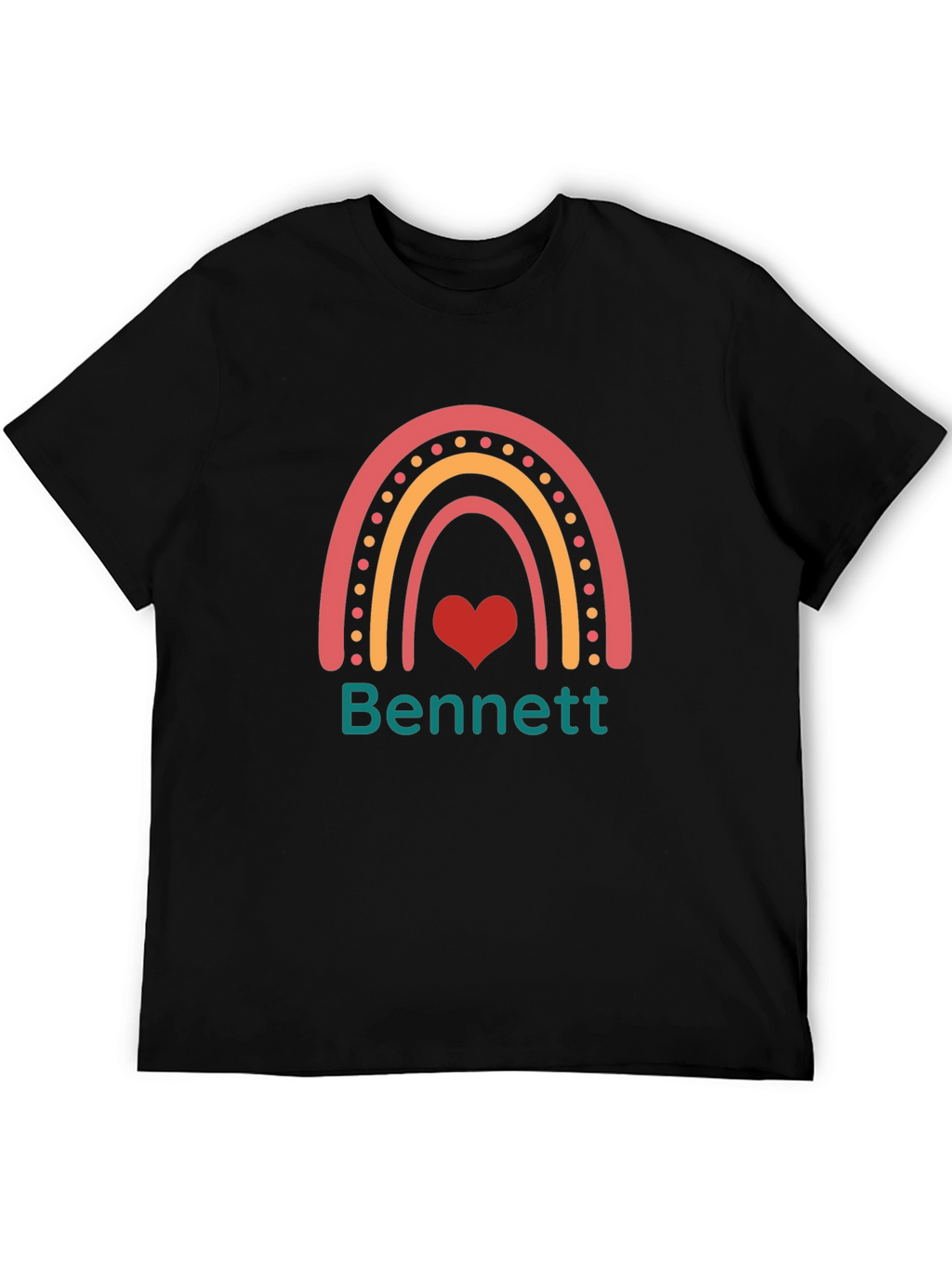 Rainbow Name Personalized T-Shirt