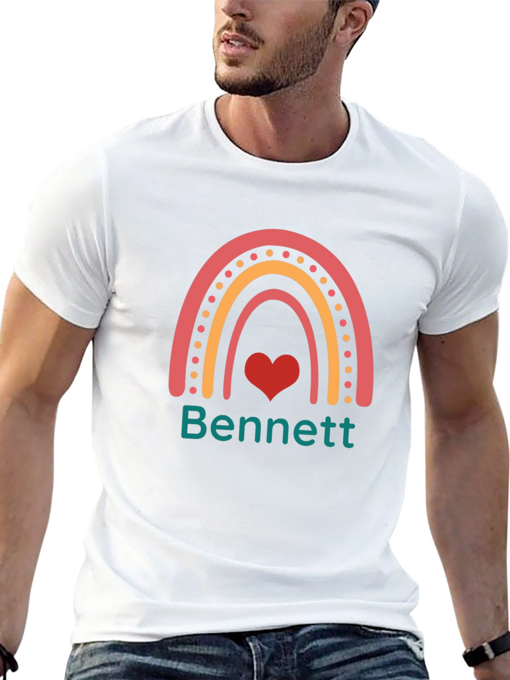 Rainbow Name Personalized T-Shirt