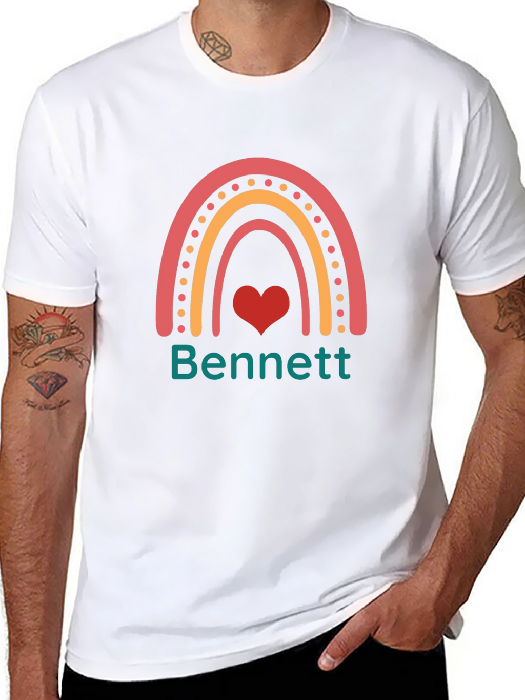 Rainbow Name Personalized T-Shirt