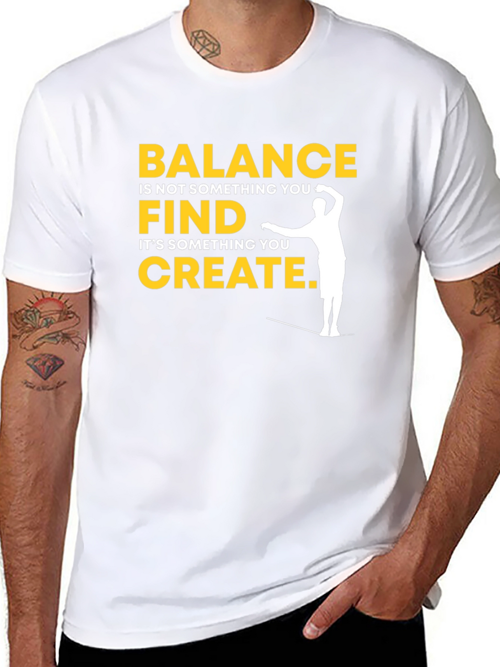 Balance Quote T-Shirt - Inspirational Graphic Tee