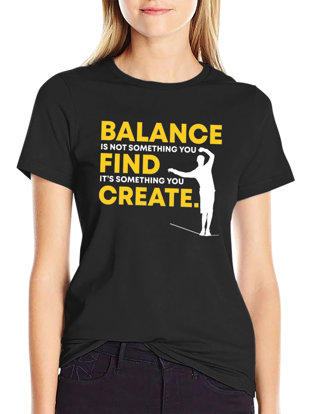 Balance Quote T-Shirt - Inspirational Graphic Tee