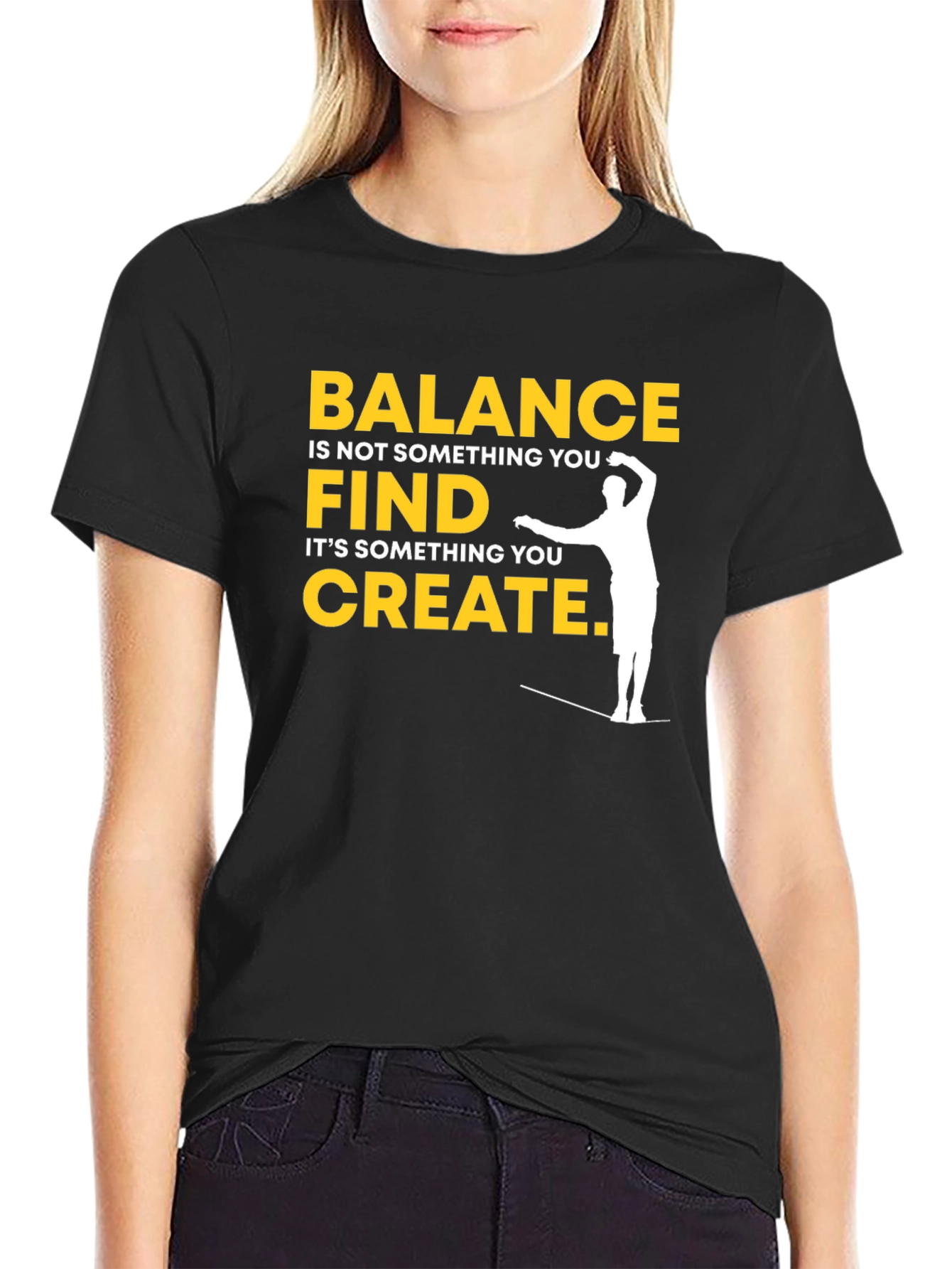 Balance Quote T-Shirt - Inspirational Graphic Tee