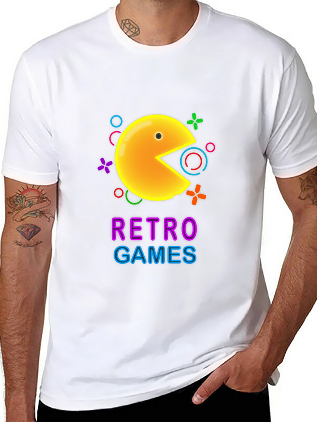 Retro Games Pac-Man Graphic T-Shirt