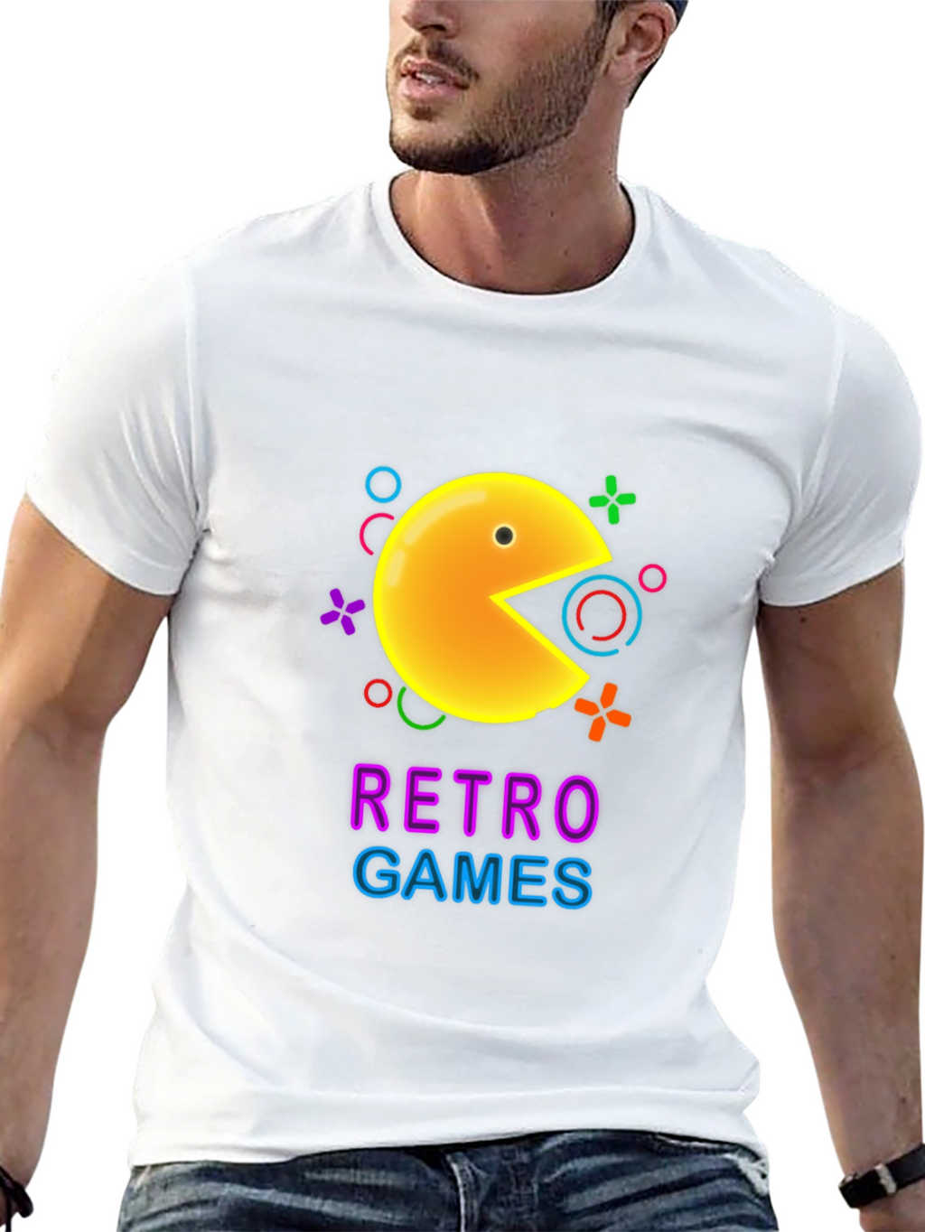 Retro Games Pac-Man Graphic T-Shirt