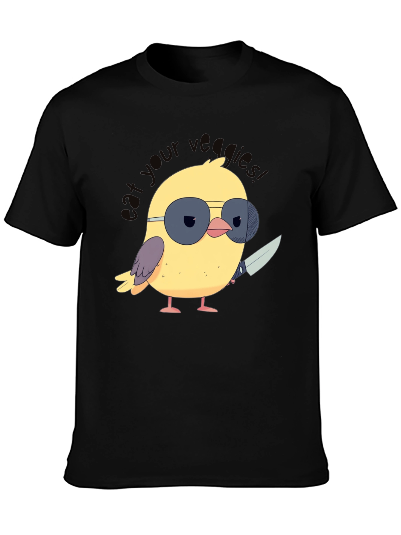 Eat Your Veggies Chick T-Shirt