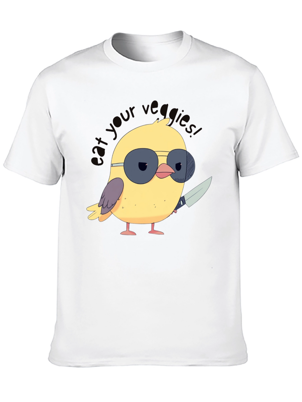 Eat Your Veggies Chick T-Shirt