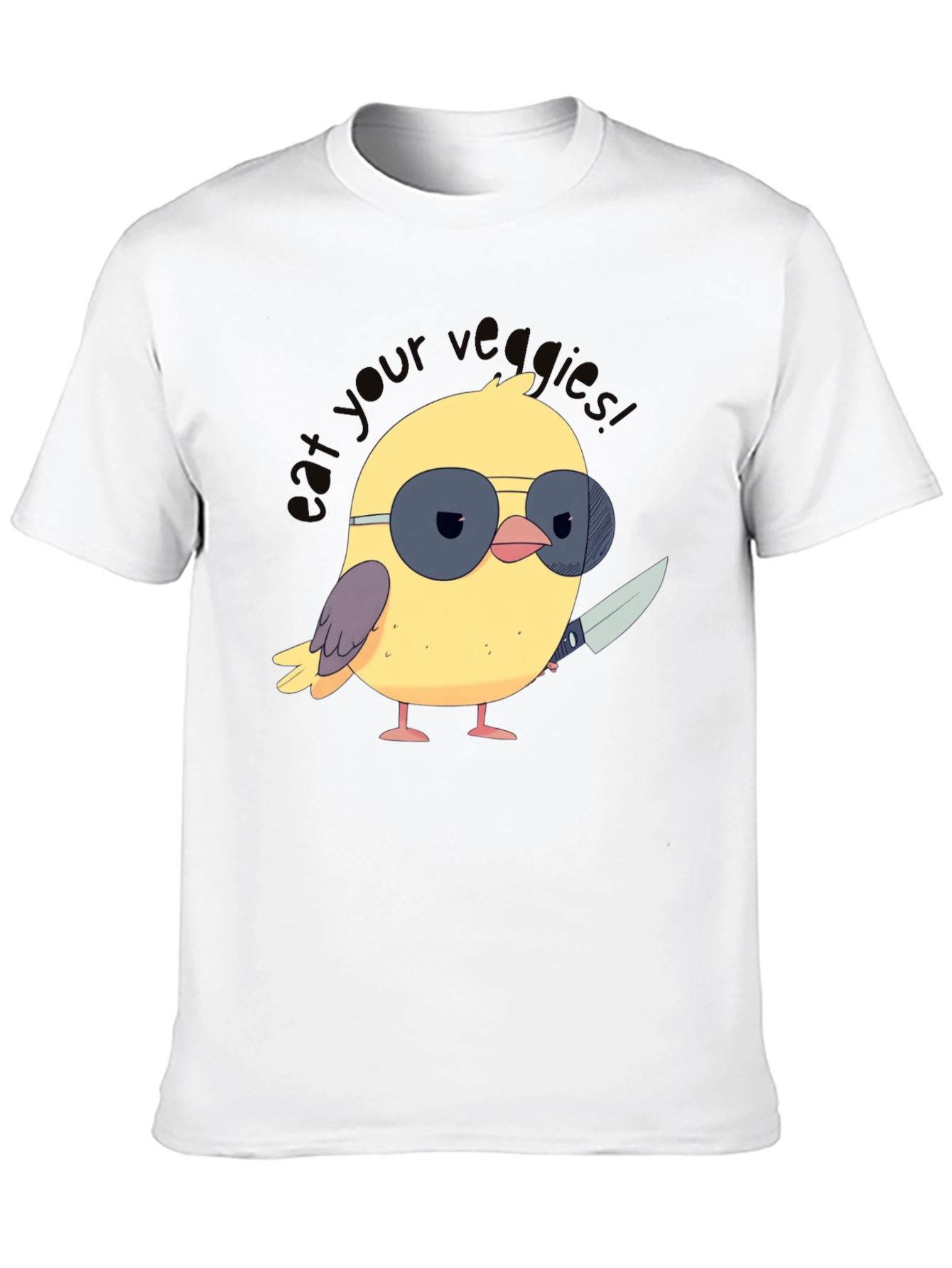 Eat Your Veggies Chick T-Shirt