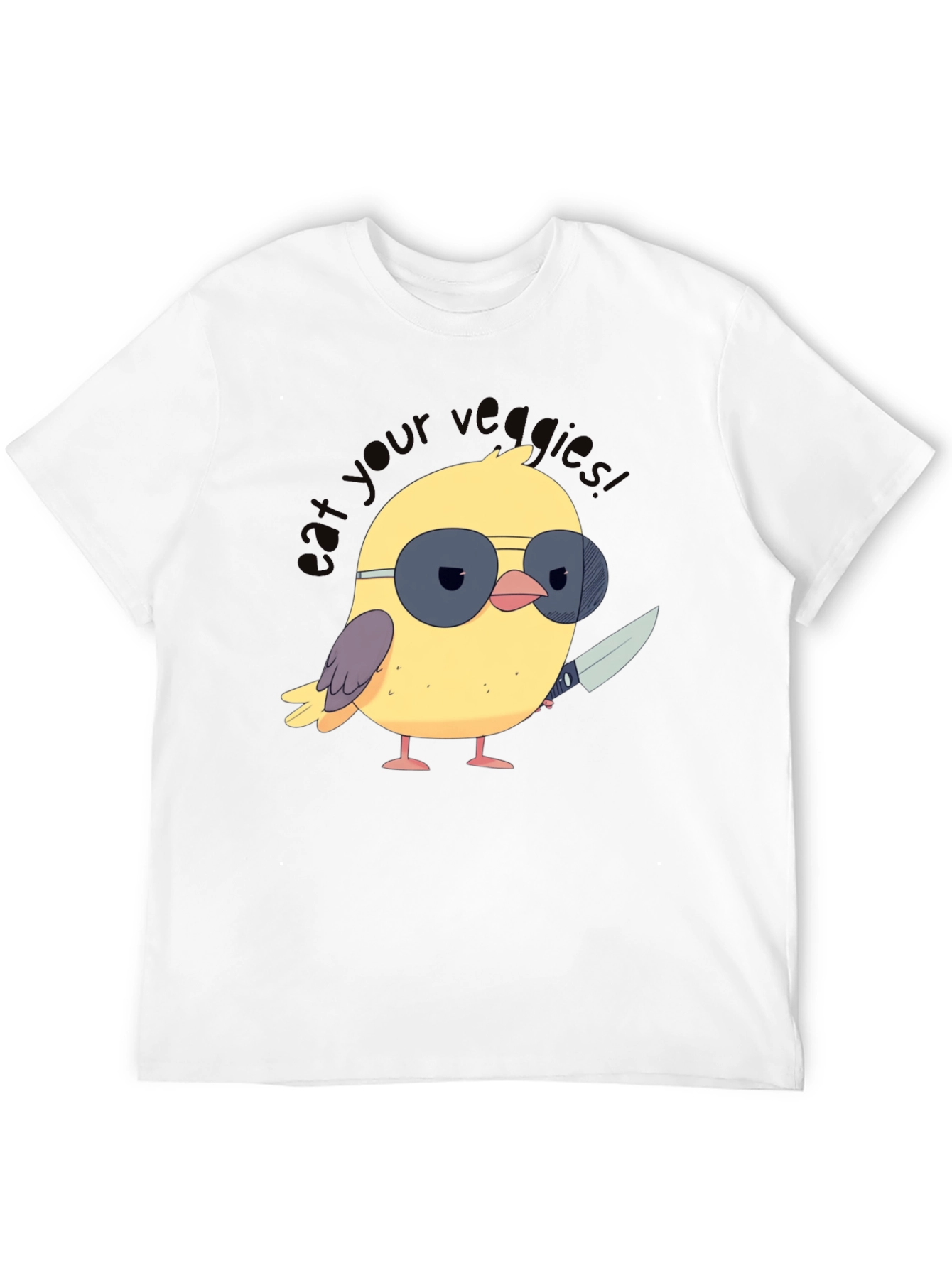 Eat Your Veggies Chick T-Shirt