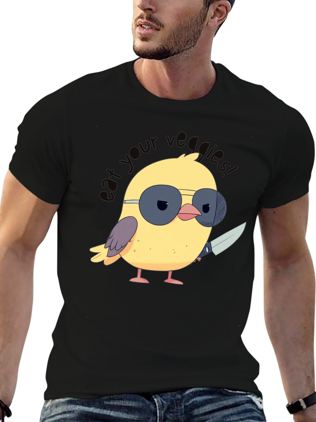 Eat Your Veggies Chick T-Shirt