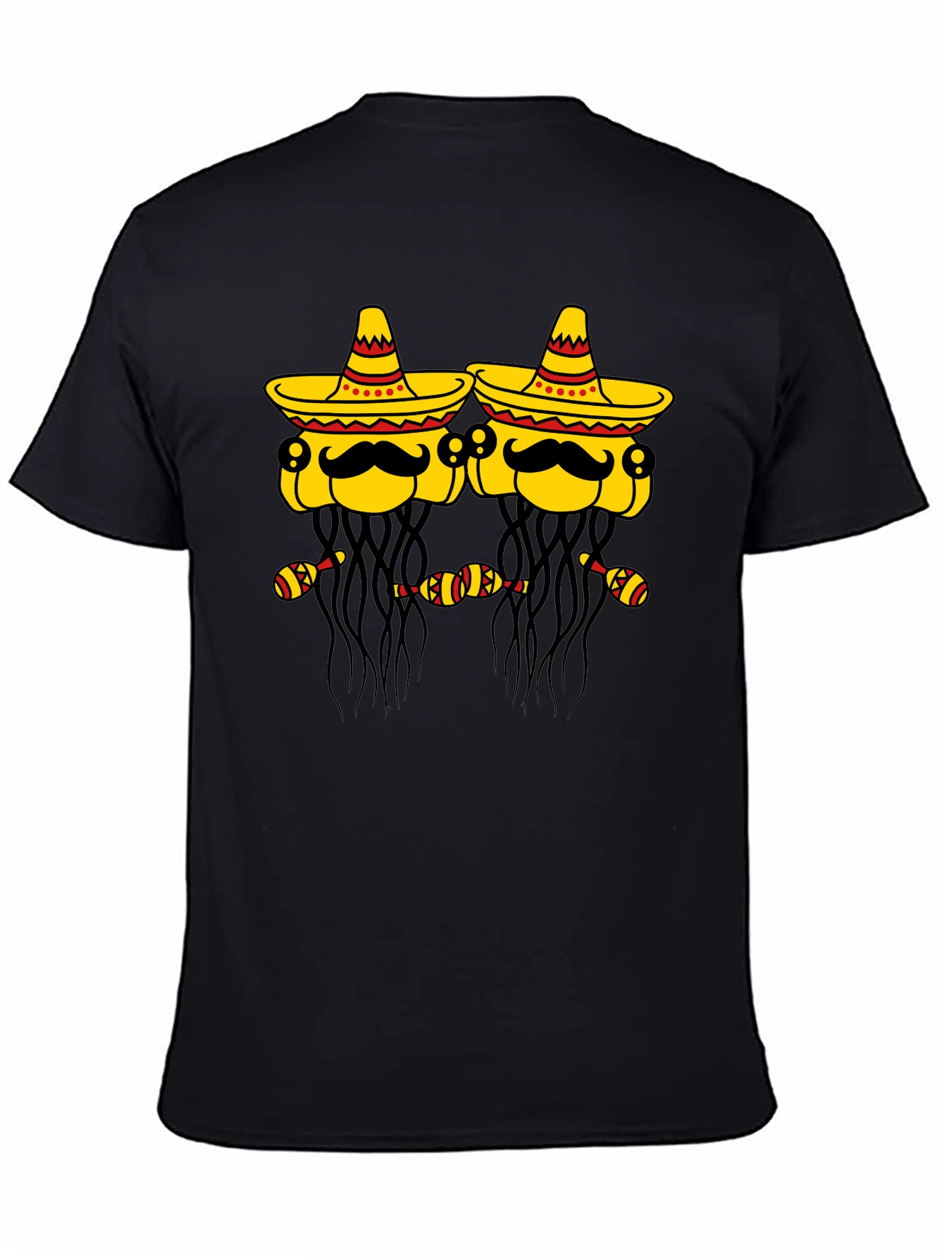 Cinco de Mayo Party Shirt - Sombrero Wearing Jellyfish T-Shirt
