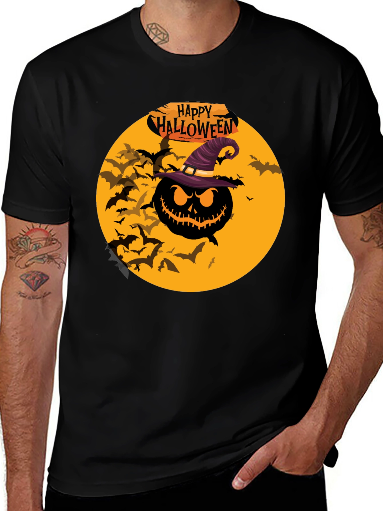 Halloween Pumpkin T-Shirt - Spooky Season Tee