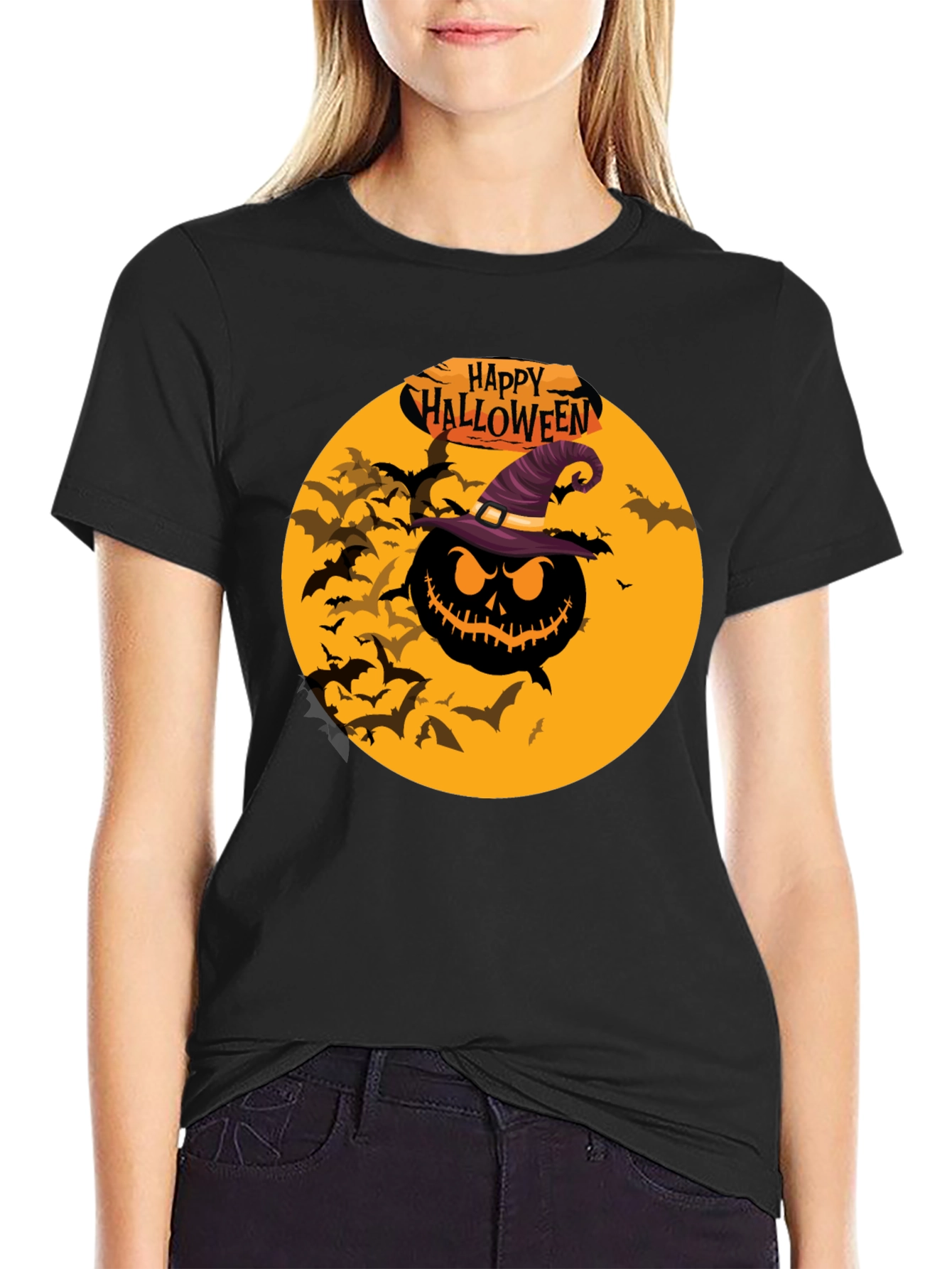 Halloween Pumpkin T-Shirt - Spooky Season Tee