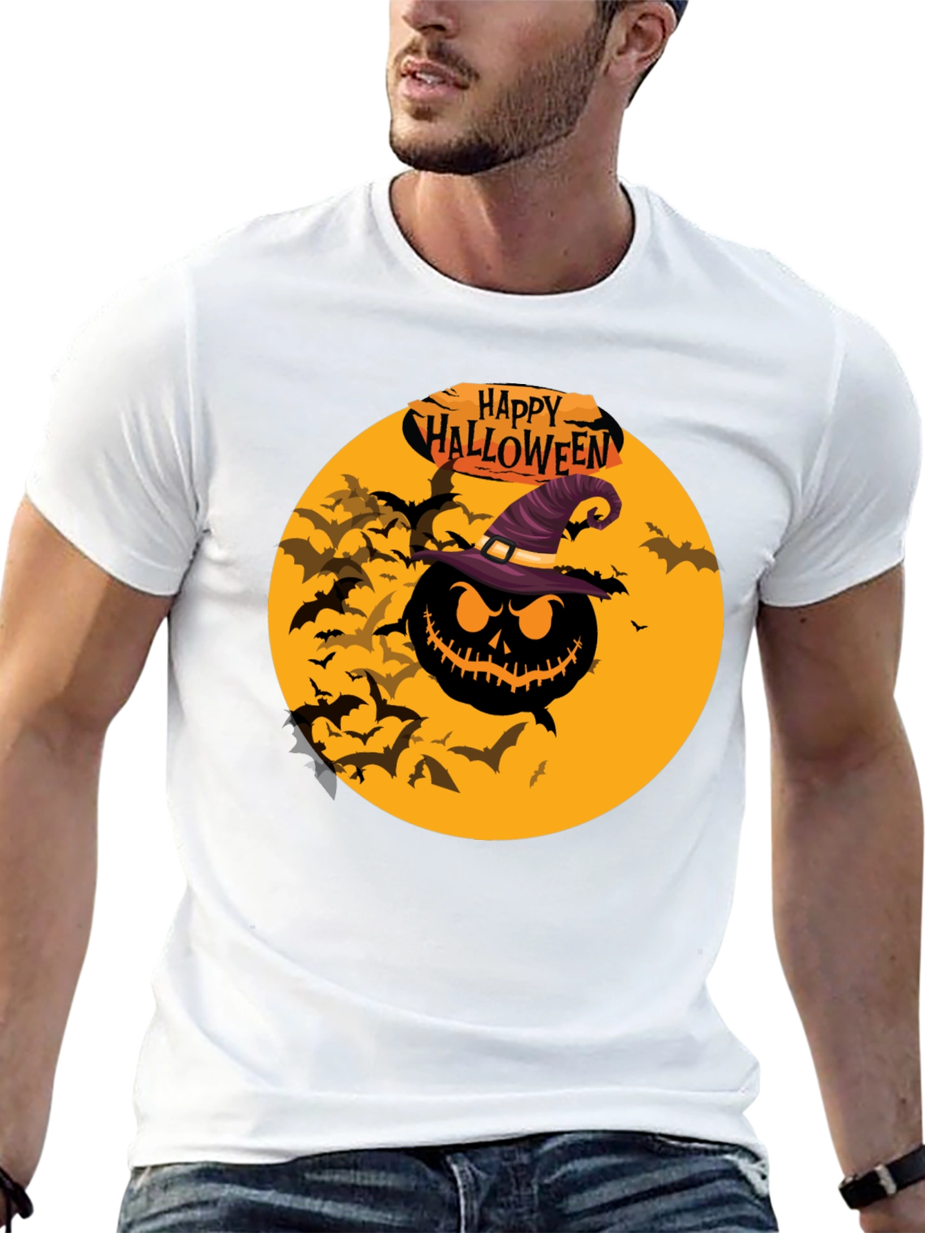 Halloween Pumpkin T-Shirt - Spooky Season Tee