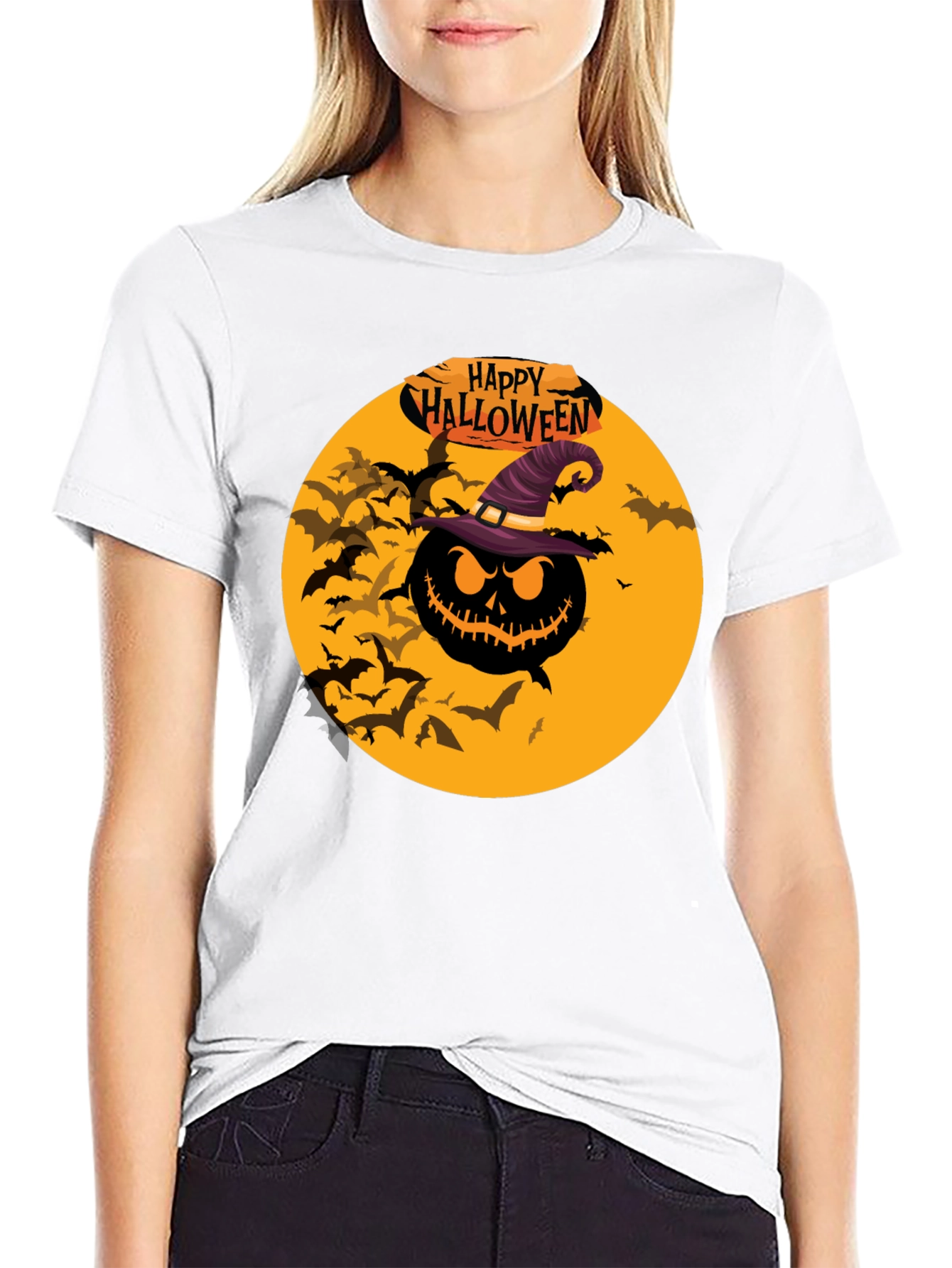 Halloween Pumpkin T-Shirt - Spooky Season Tee