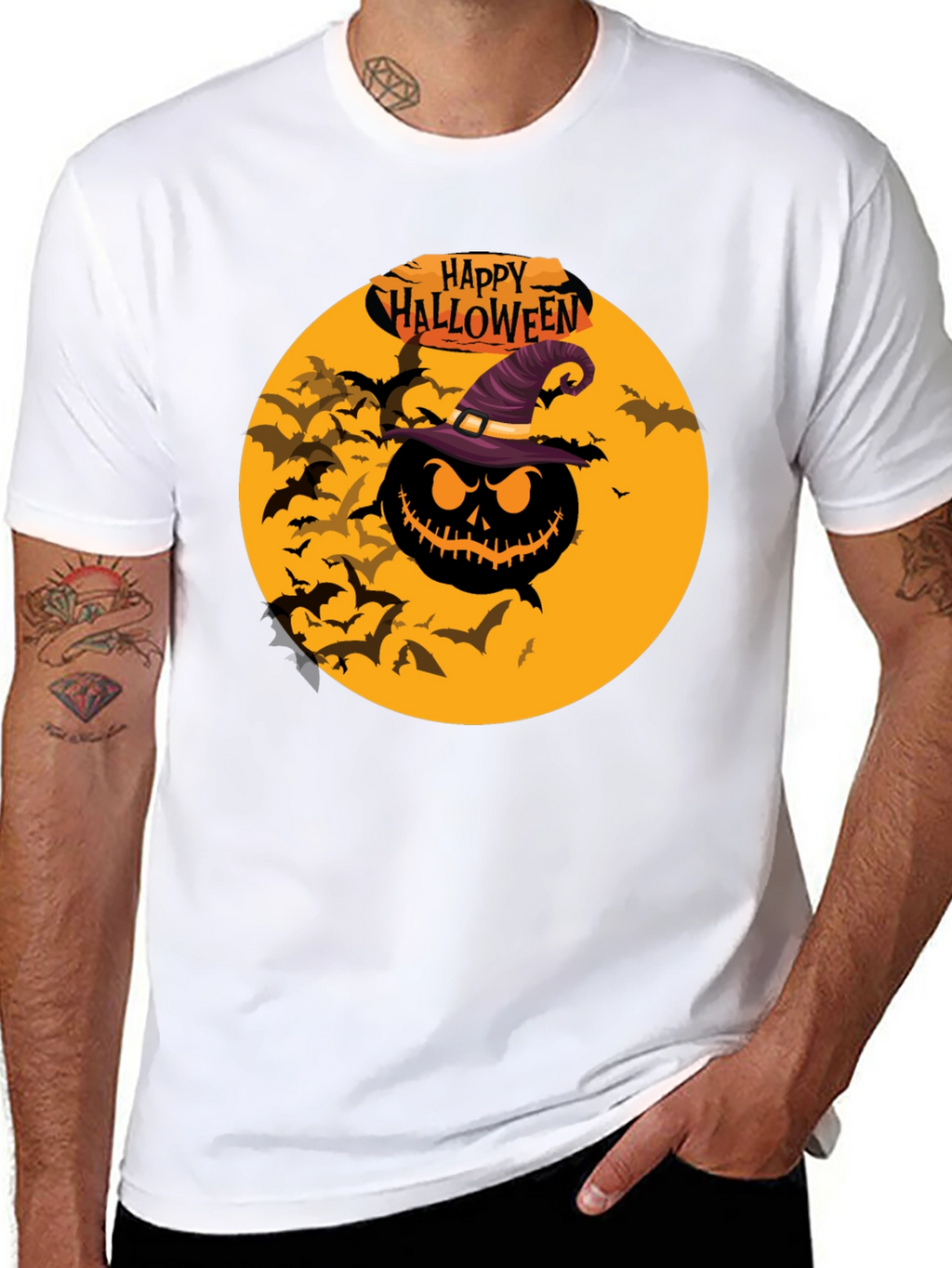 Halloween Pumpkin T-Shirt - Spooky Season Tee