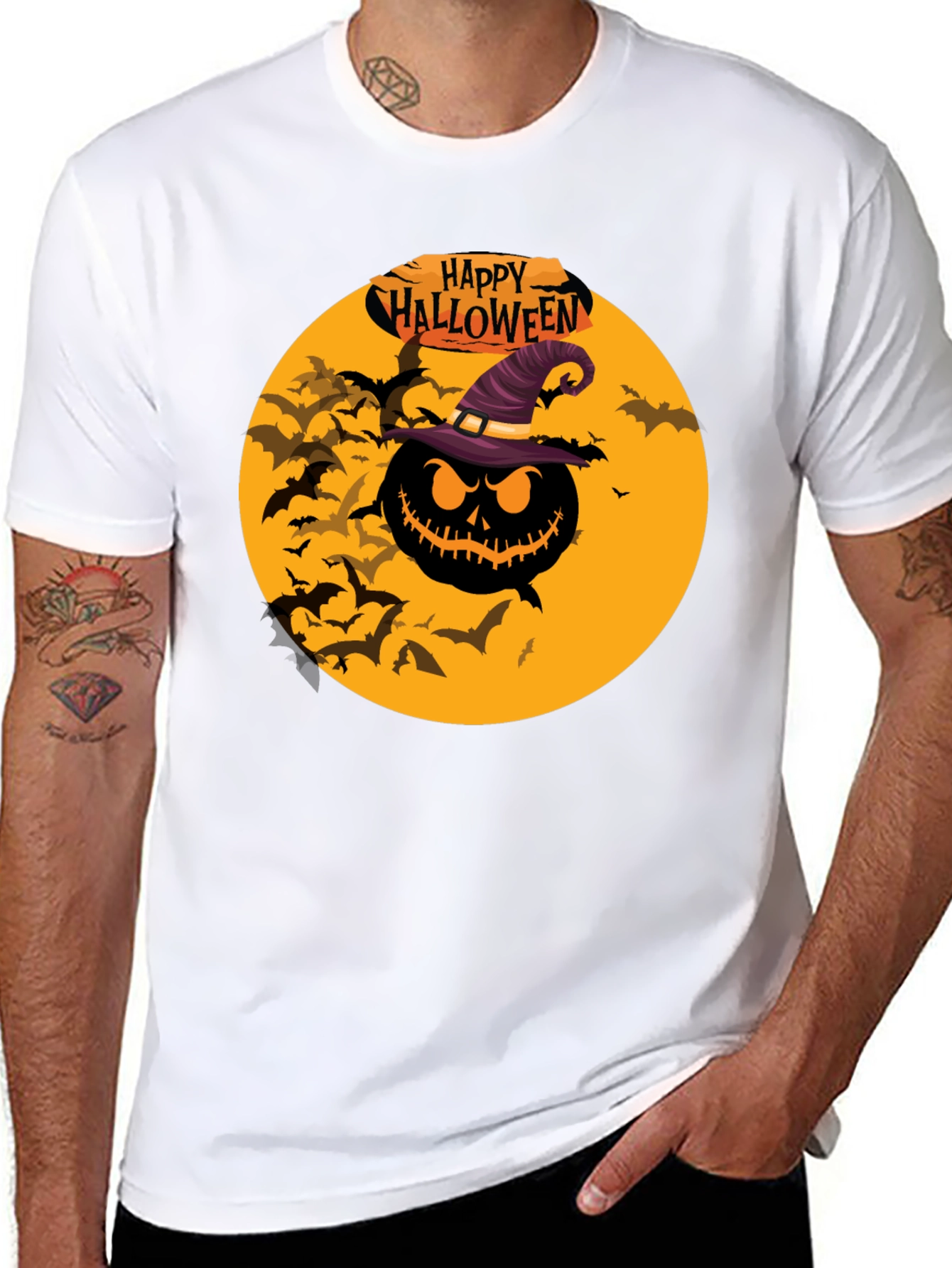 Halloween Pumpkin T-Shirt - Spooky Season Tee