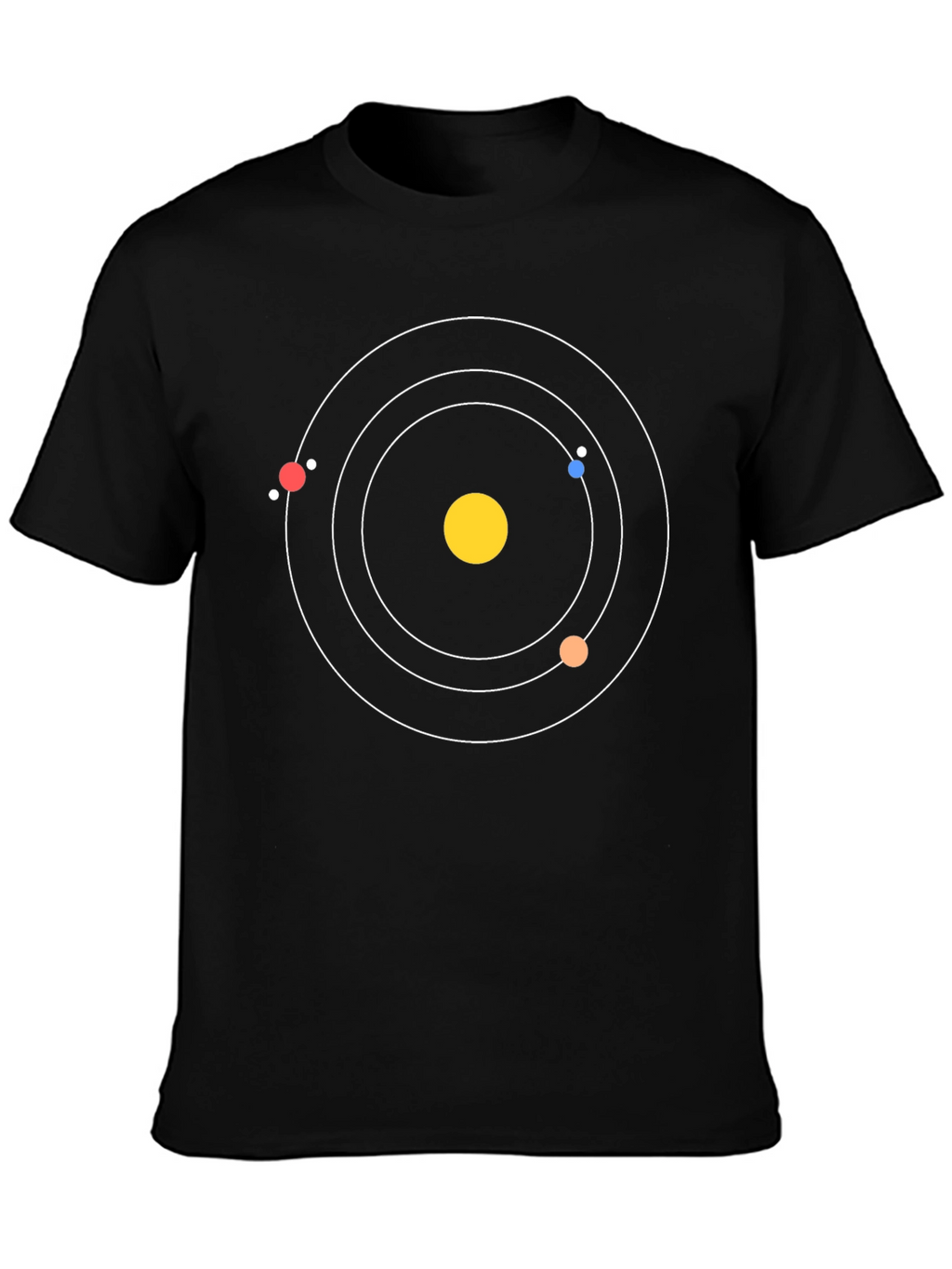 Solar System Graphic Tee - Astronomy Style