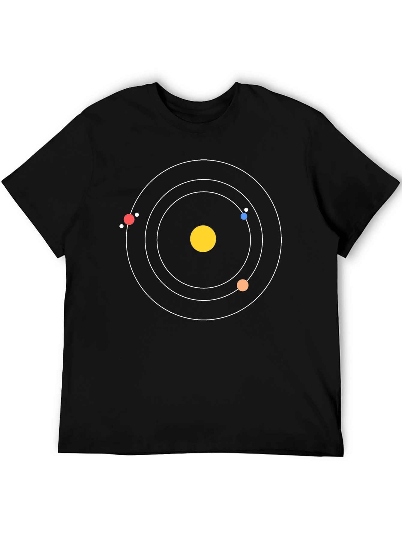 Solar System Graphic Tee - Astronomy Style