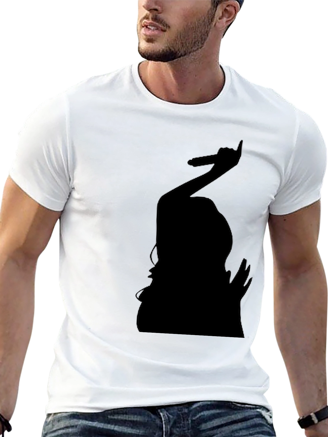 Silhouette Singer Graphic Tee