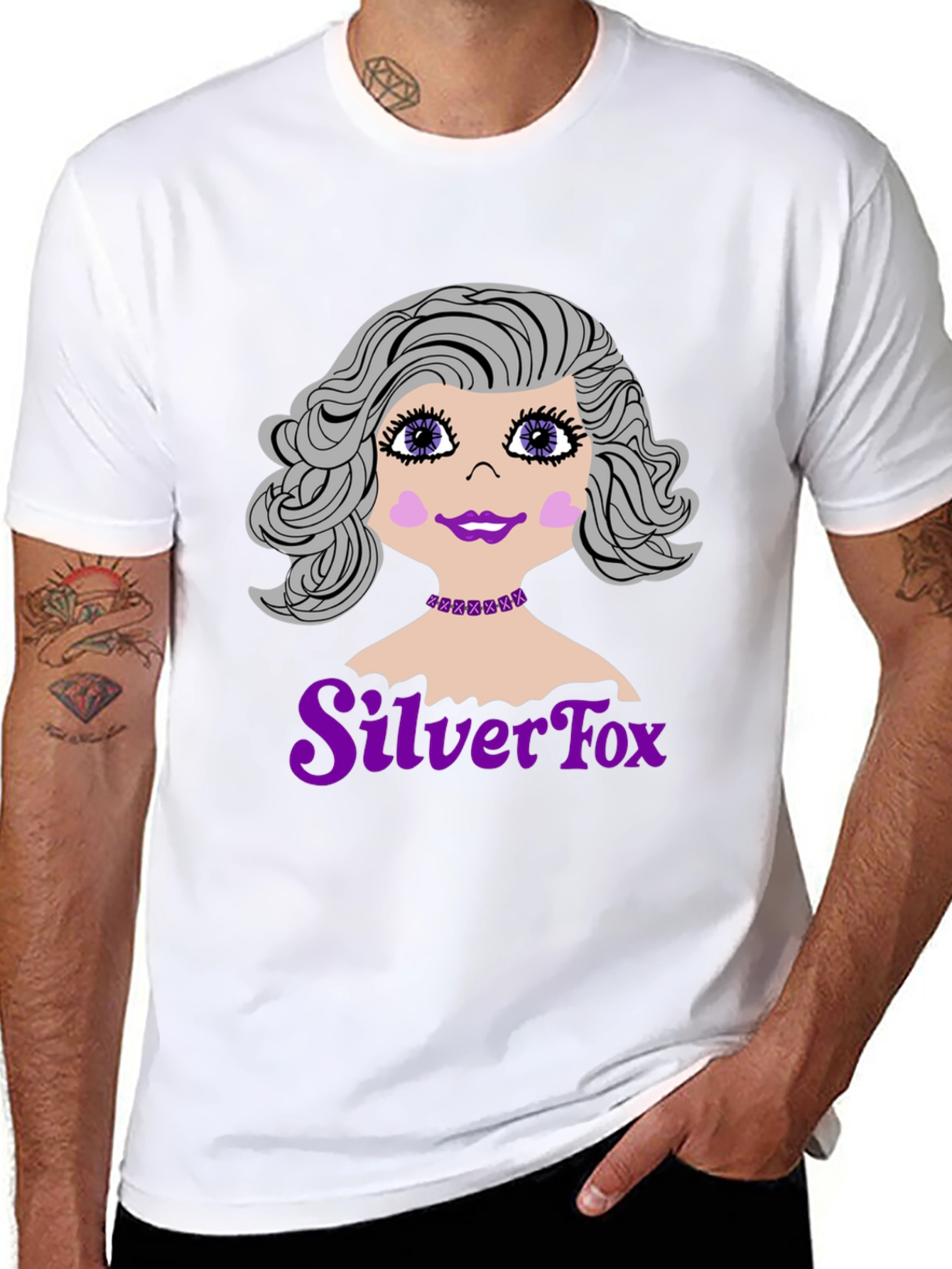 Silver Fox Graphic T-Shirt