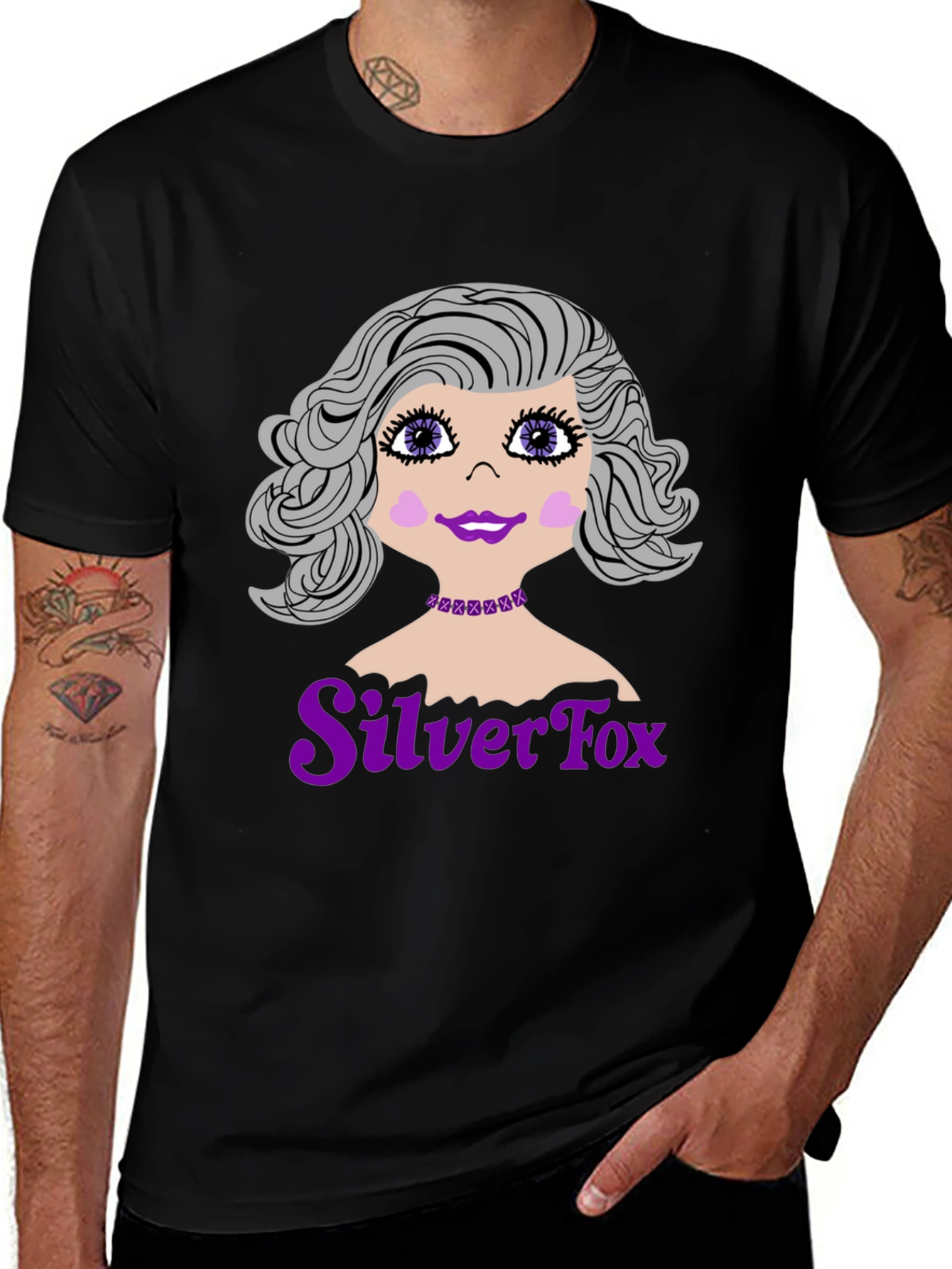 Silver Fox Graphic T-Shirt