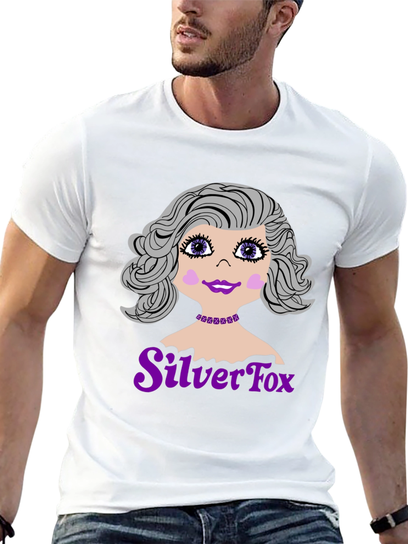 Silver Fox Graphic T-Shirt