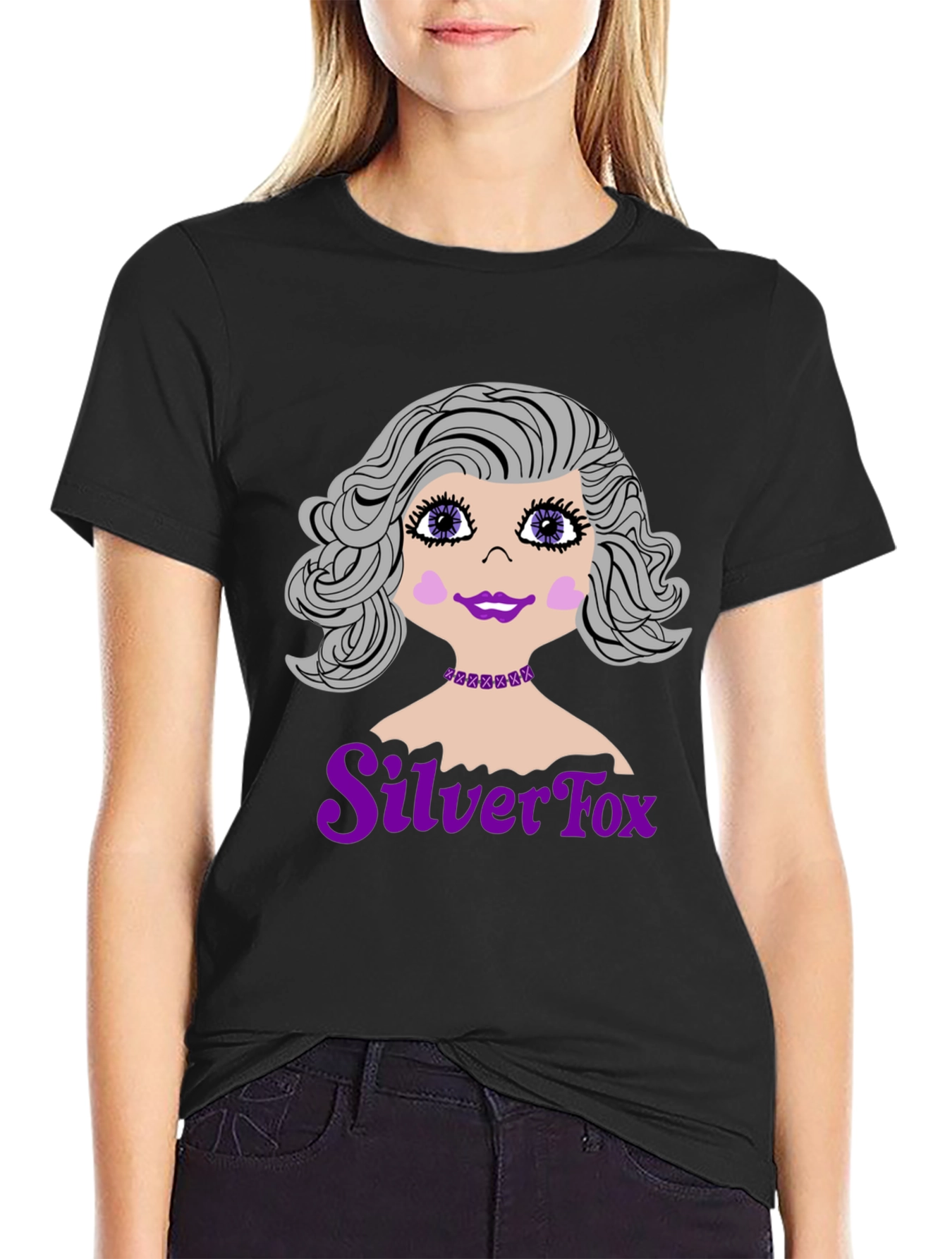 Silver Fox Graphic T-Shirt