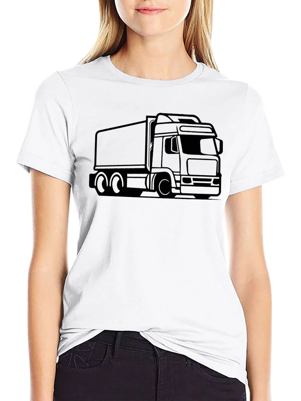 Truck Graphic Black T-Shirt - Automotive Style