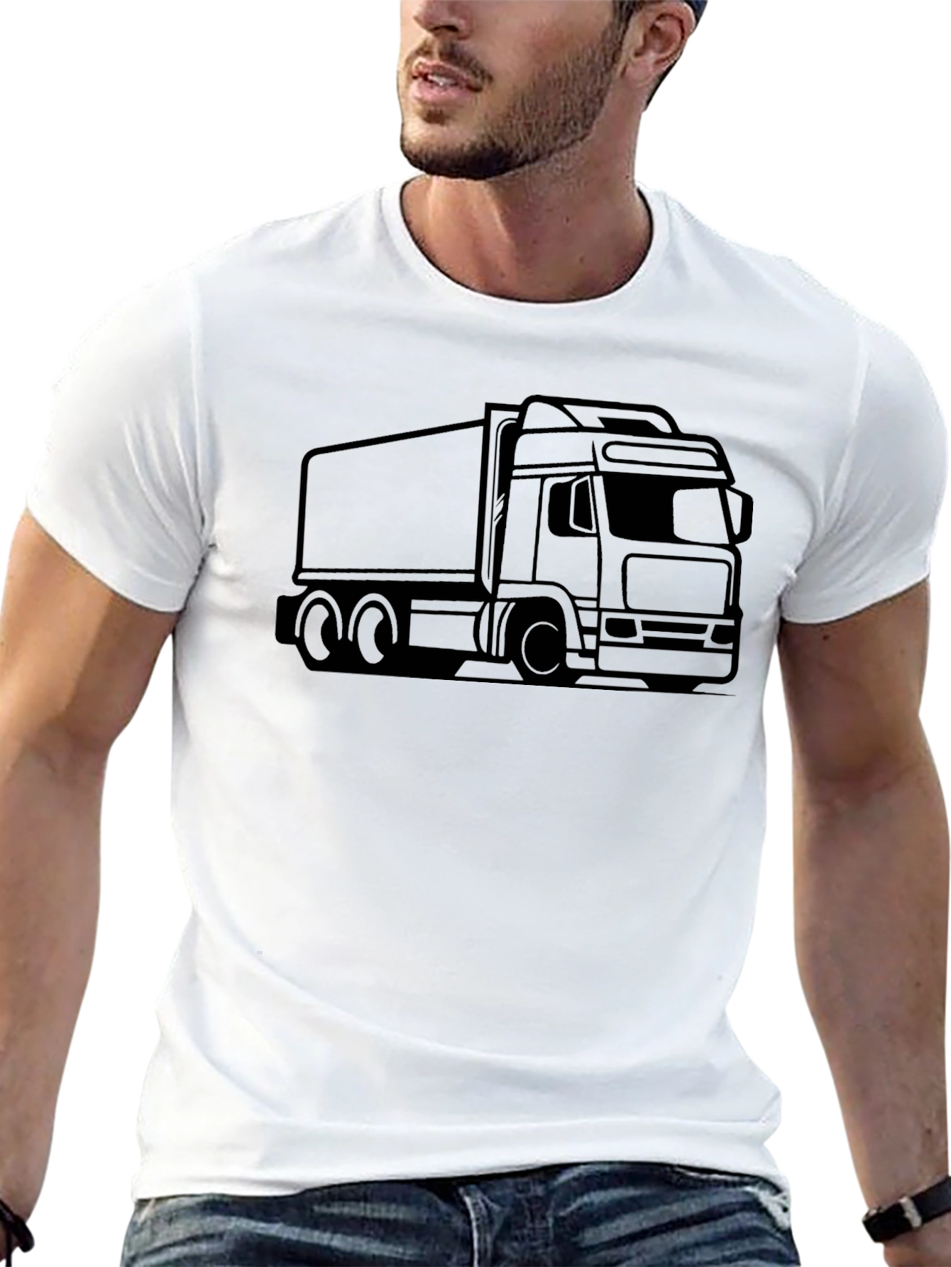 Truck Graphic Black T-Shirt - Automotive Style